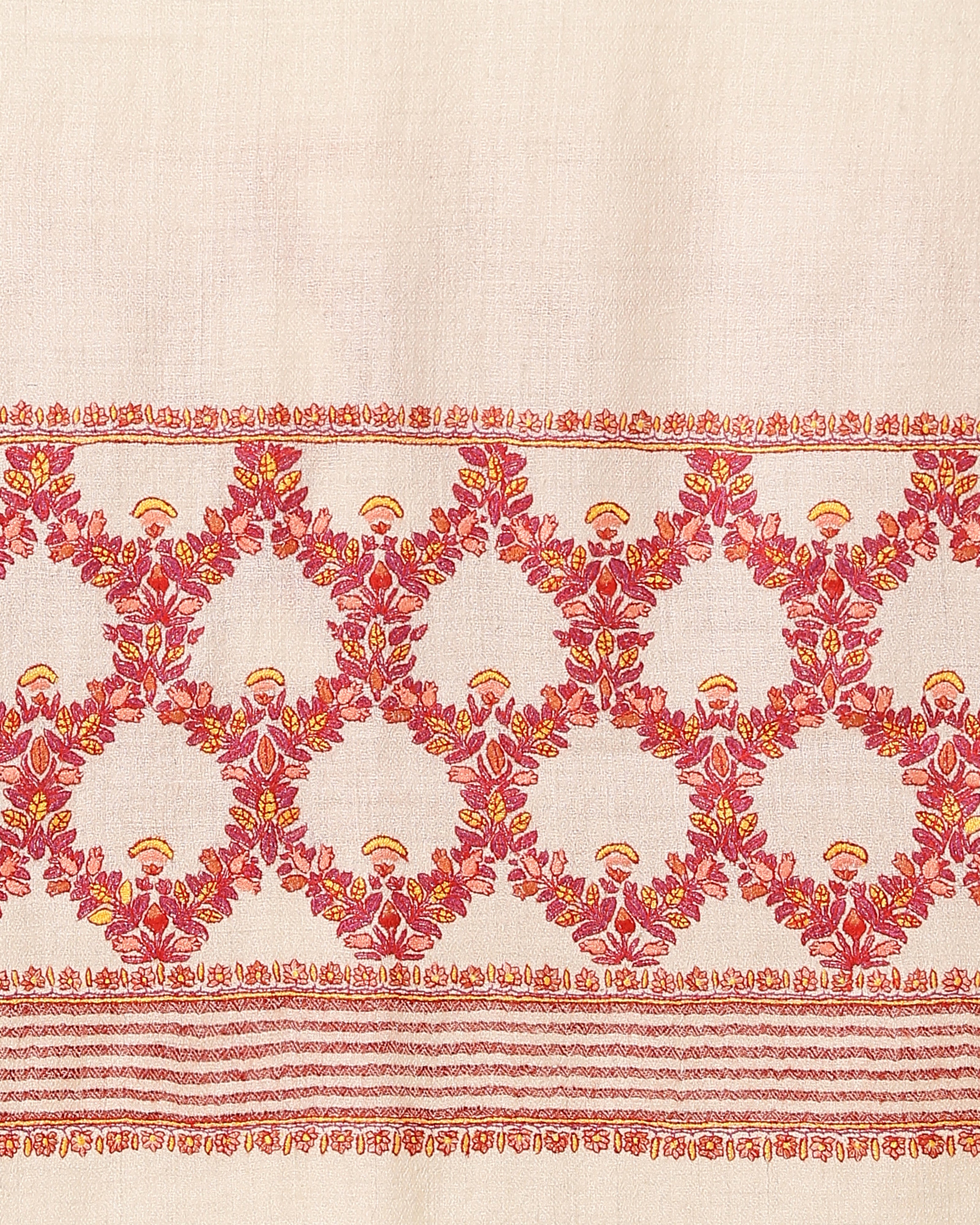 Ariella Kashmir Sozni Embroidery Pashmina Stole