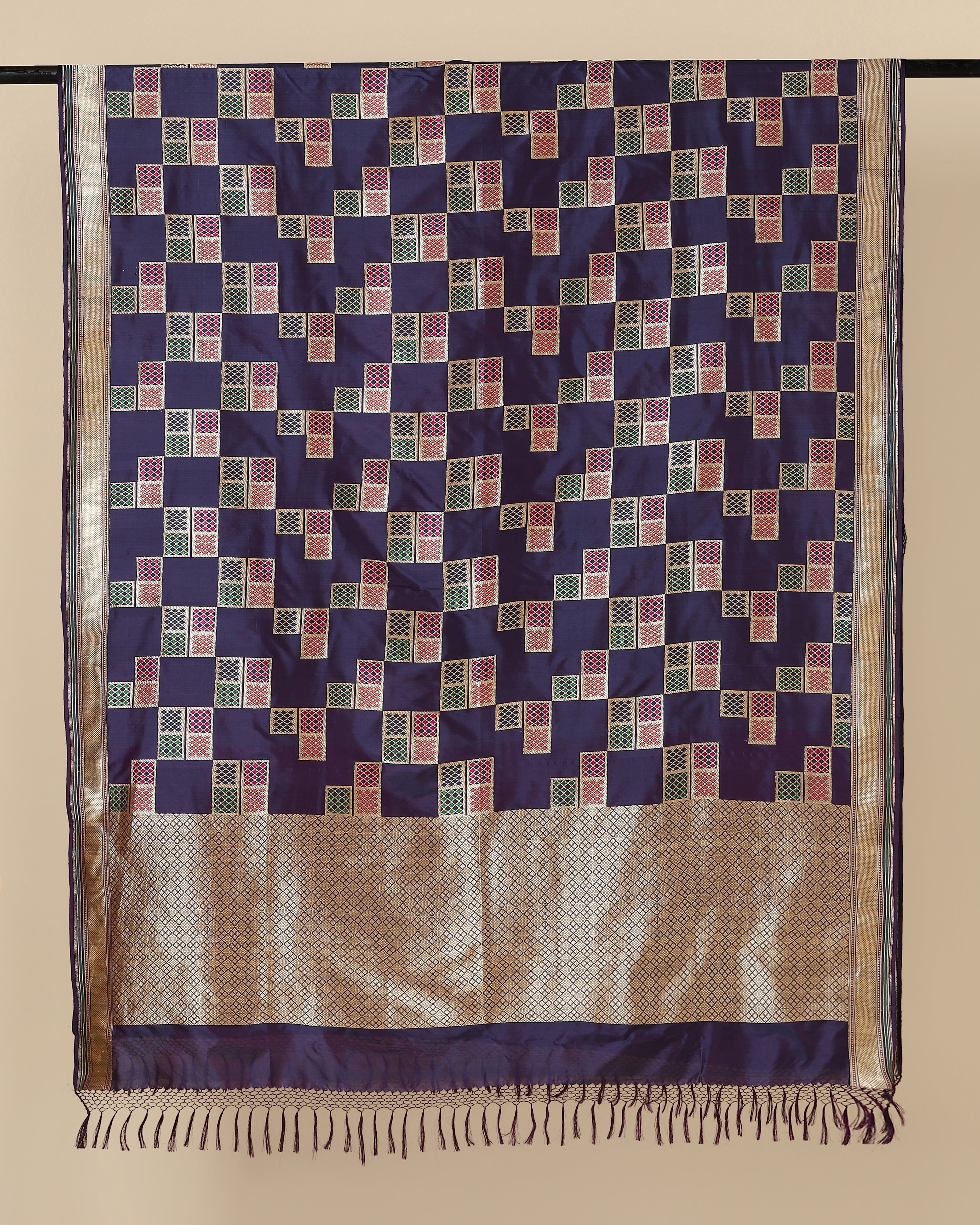 Pali Banarasi Kadwa Silk Dupatta