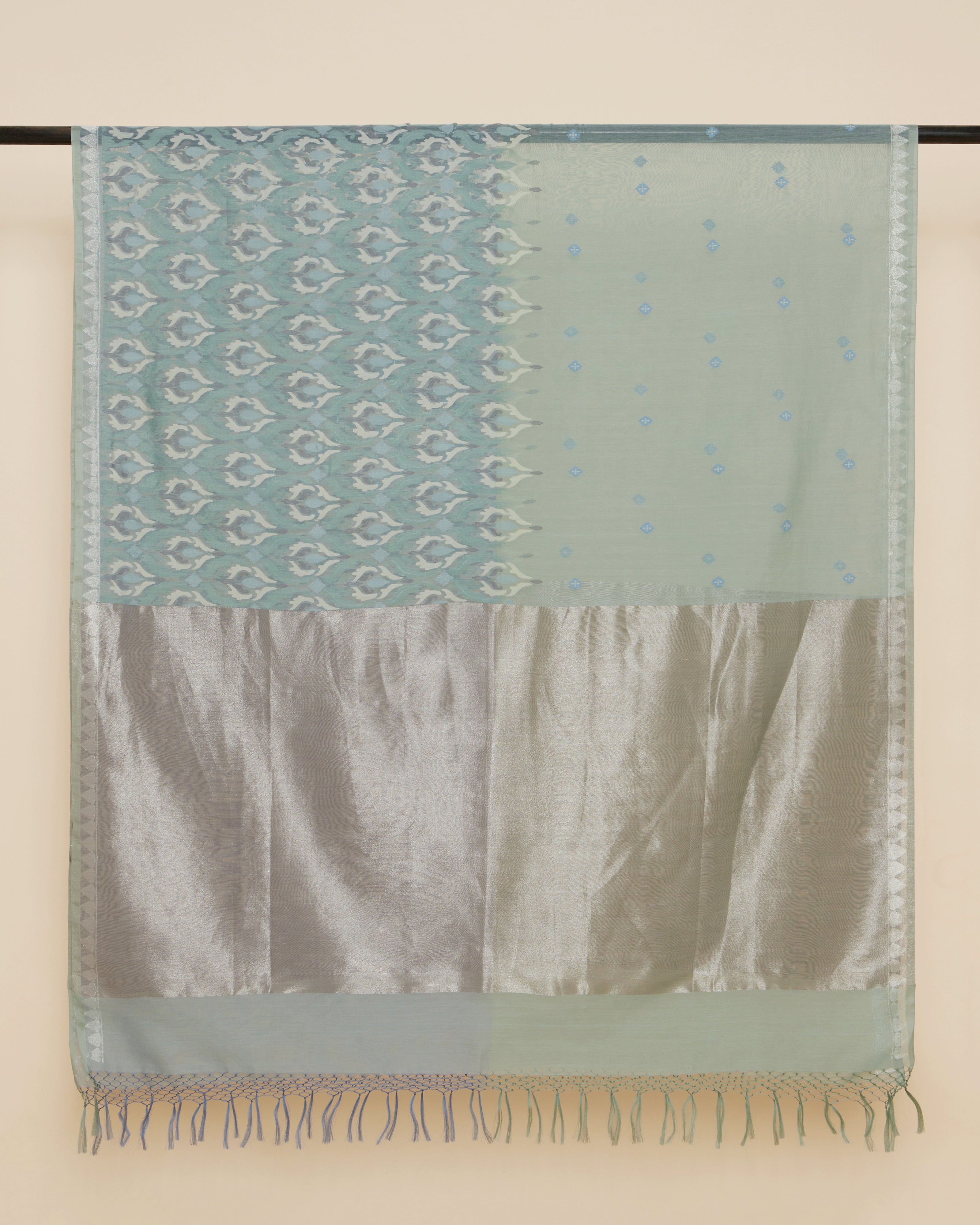 Pradhaya Banarasi Jamdani Silk Cotton Dupatta