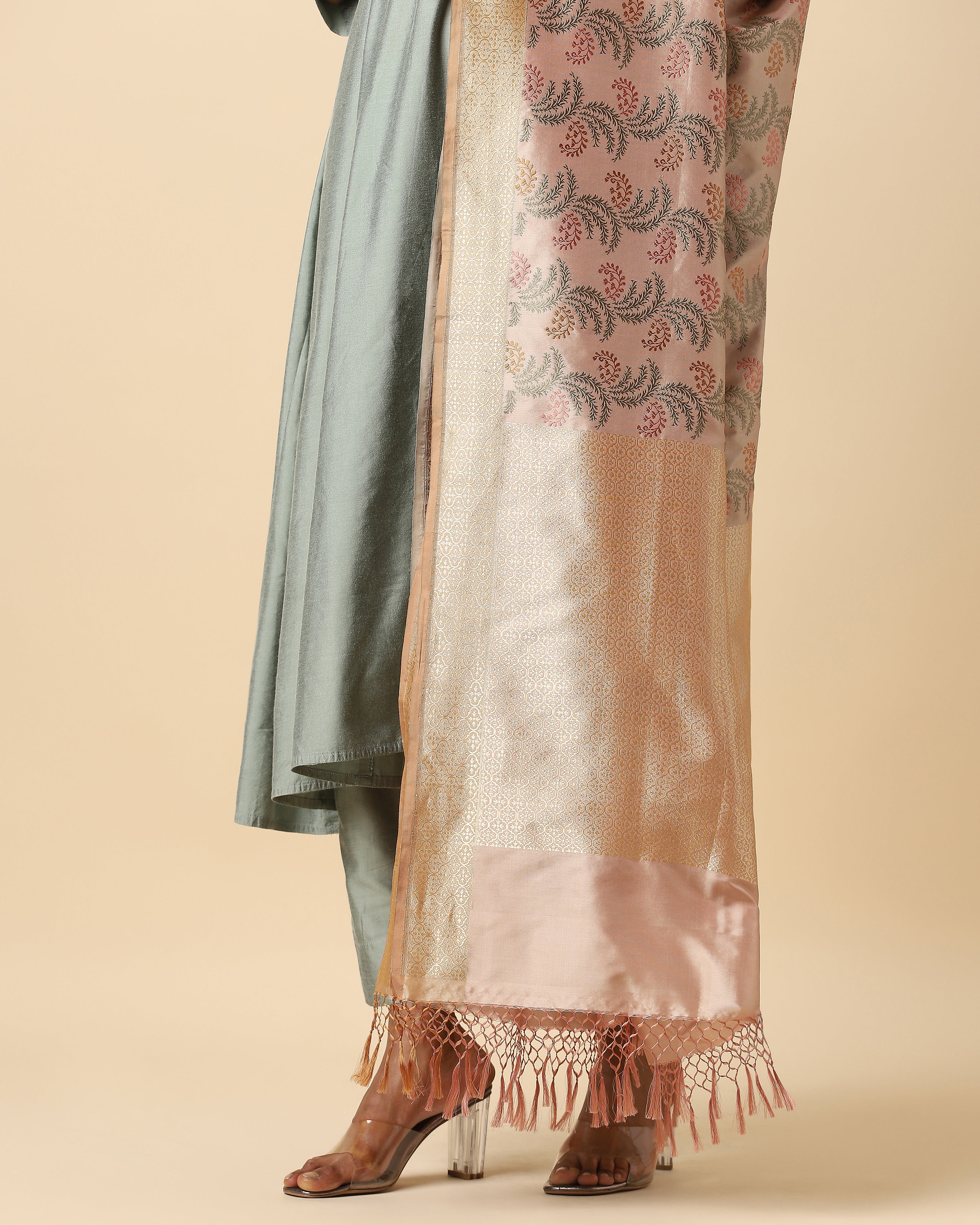 Trivia Banarasi Kadwa Silk Dupatta