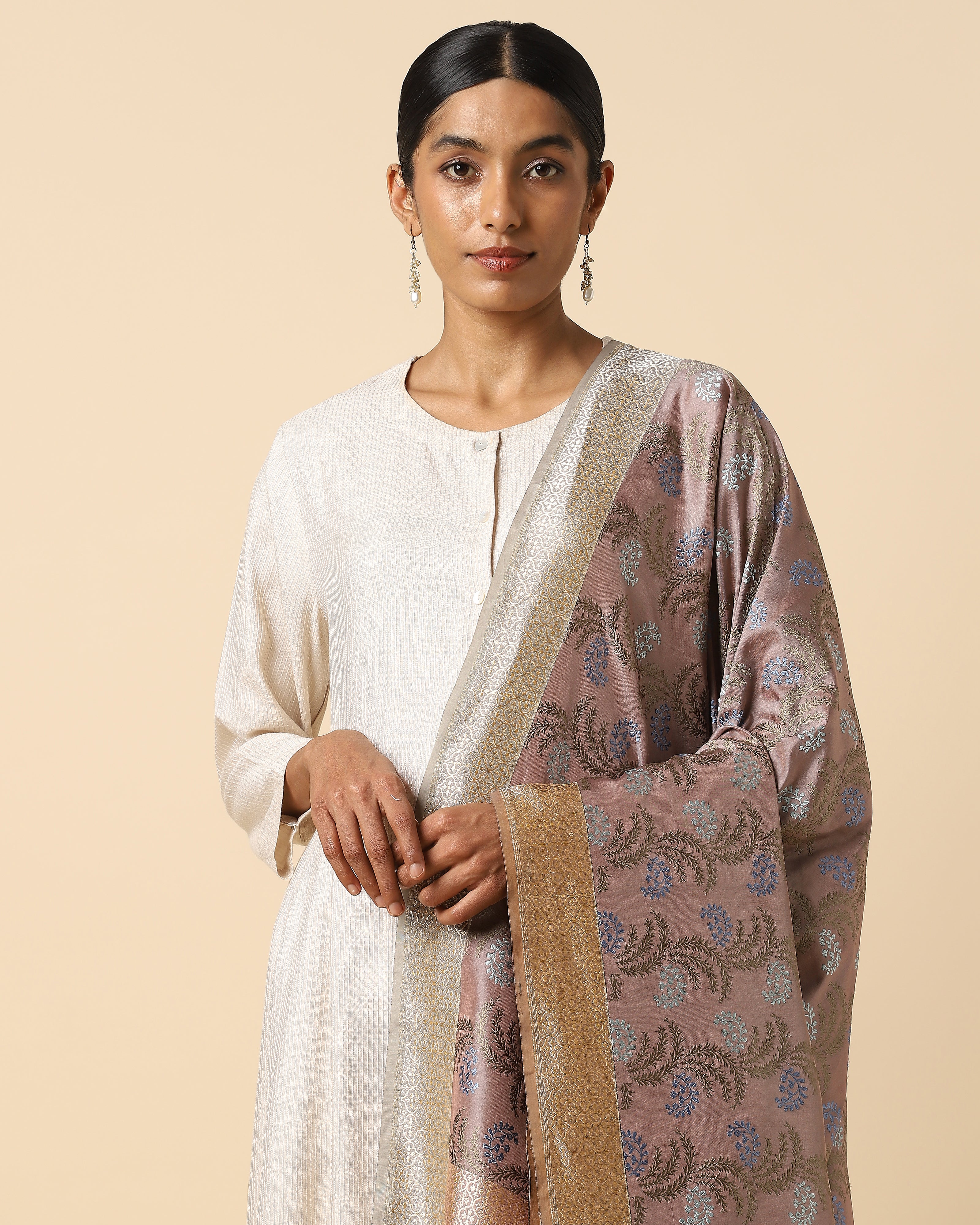 Trivia Banarasi Kadwa Silk Dupatta
