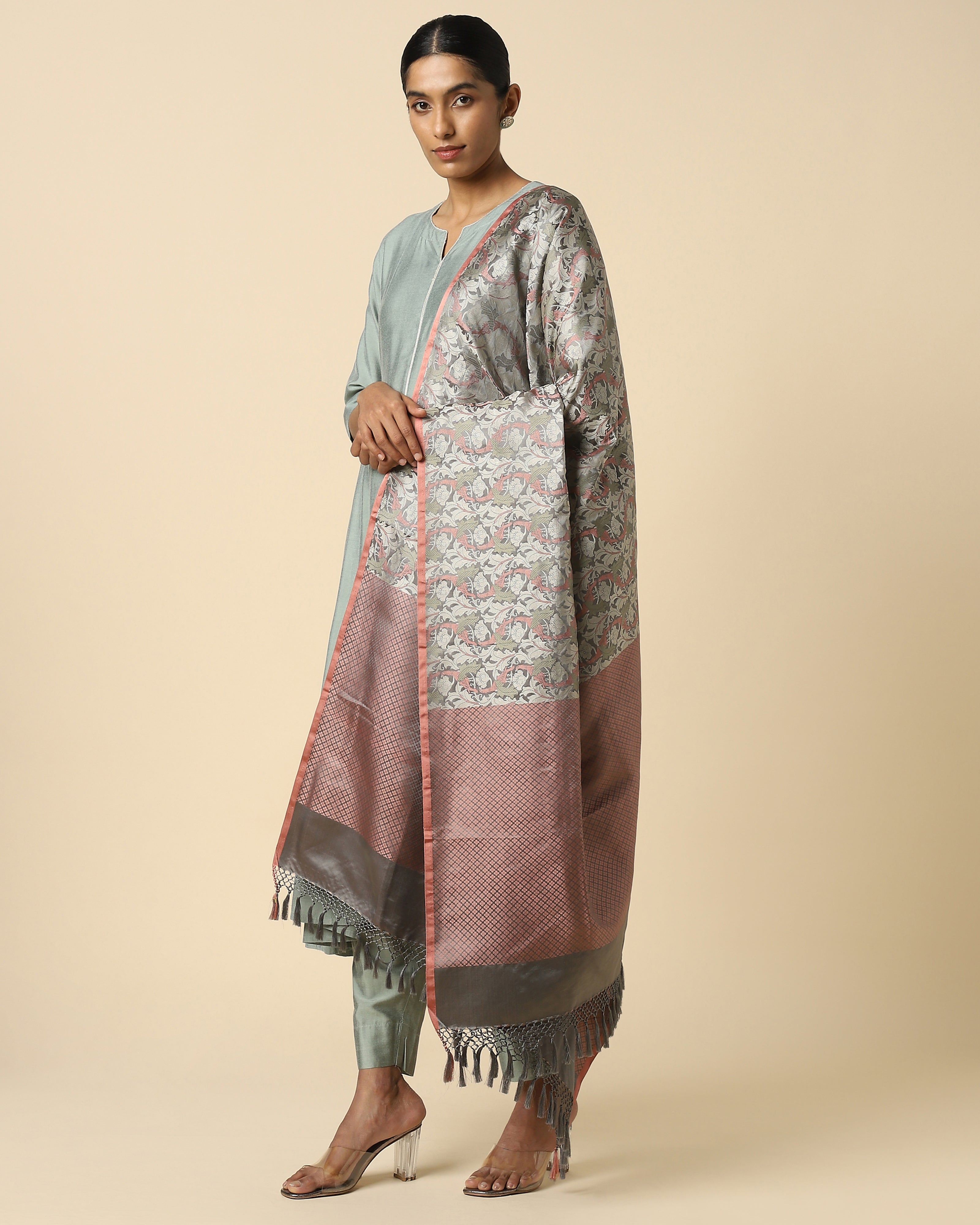 Rayo Banarasi Tanchoi Silk Dupatta