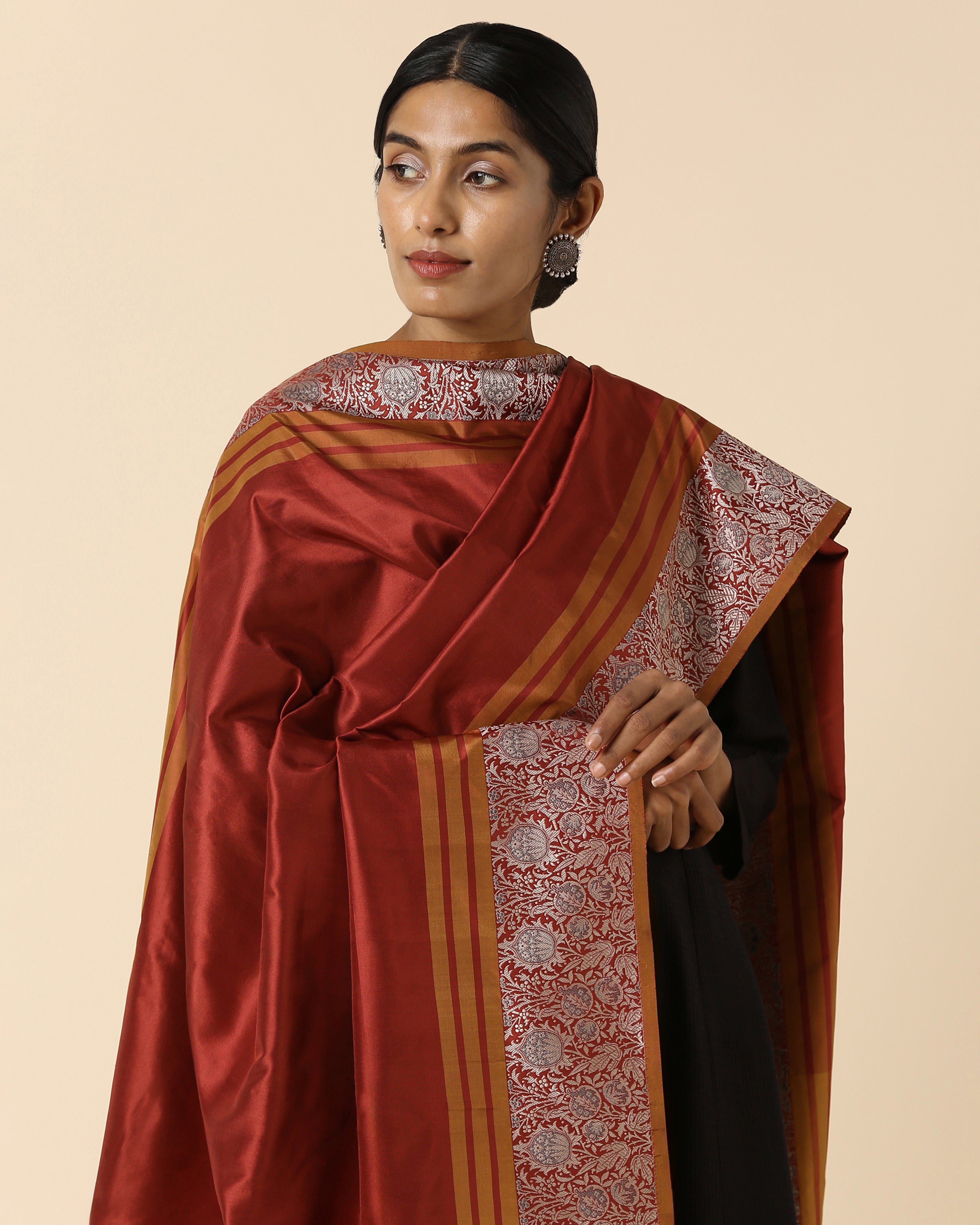 Rewati Banarasi Kadwa Silk Dupatta