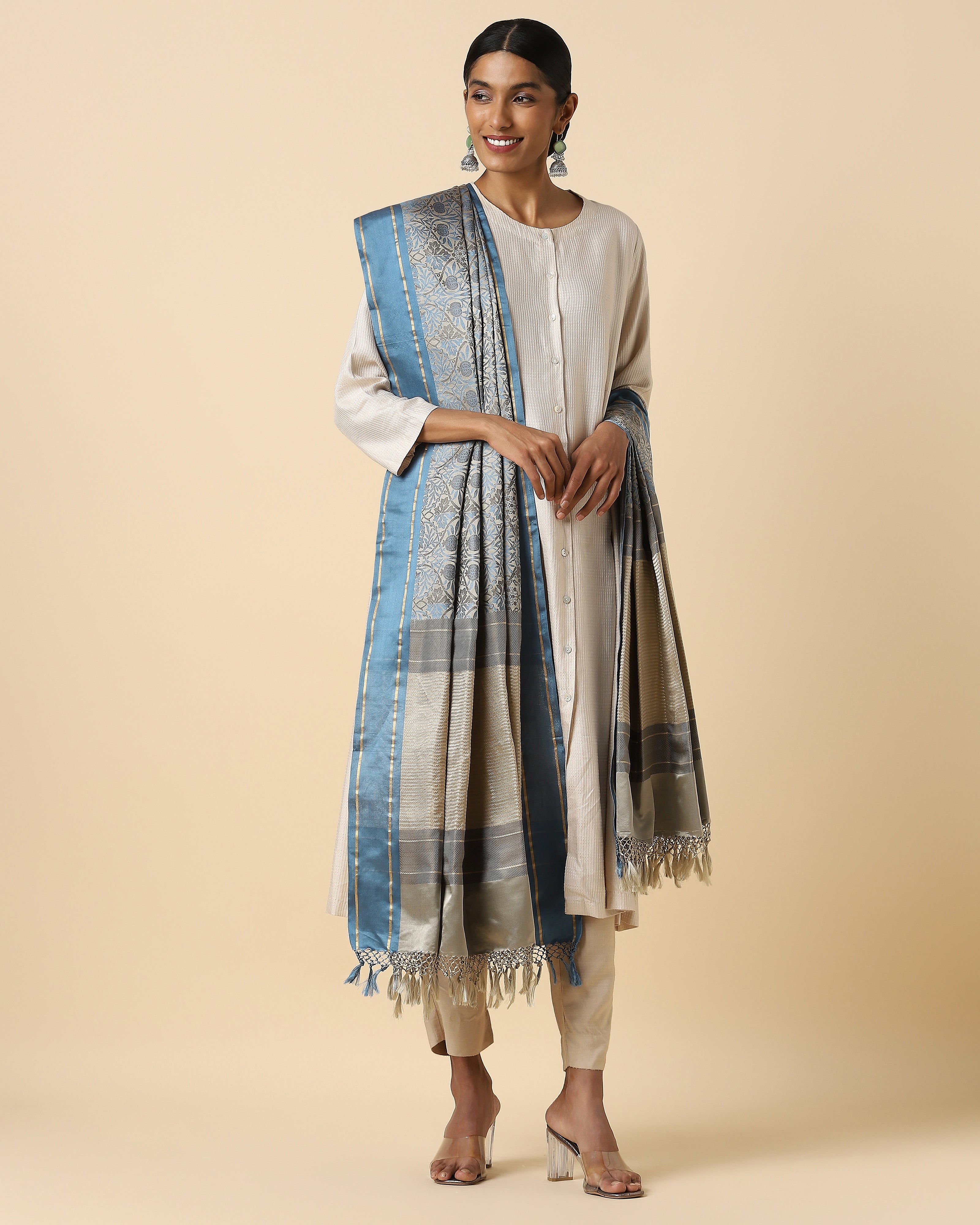 Prerita Banarasi Tanchoi Silk Dupatta