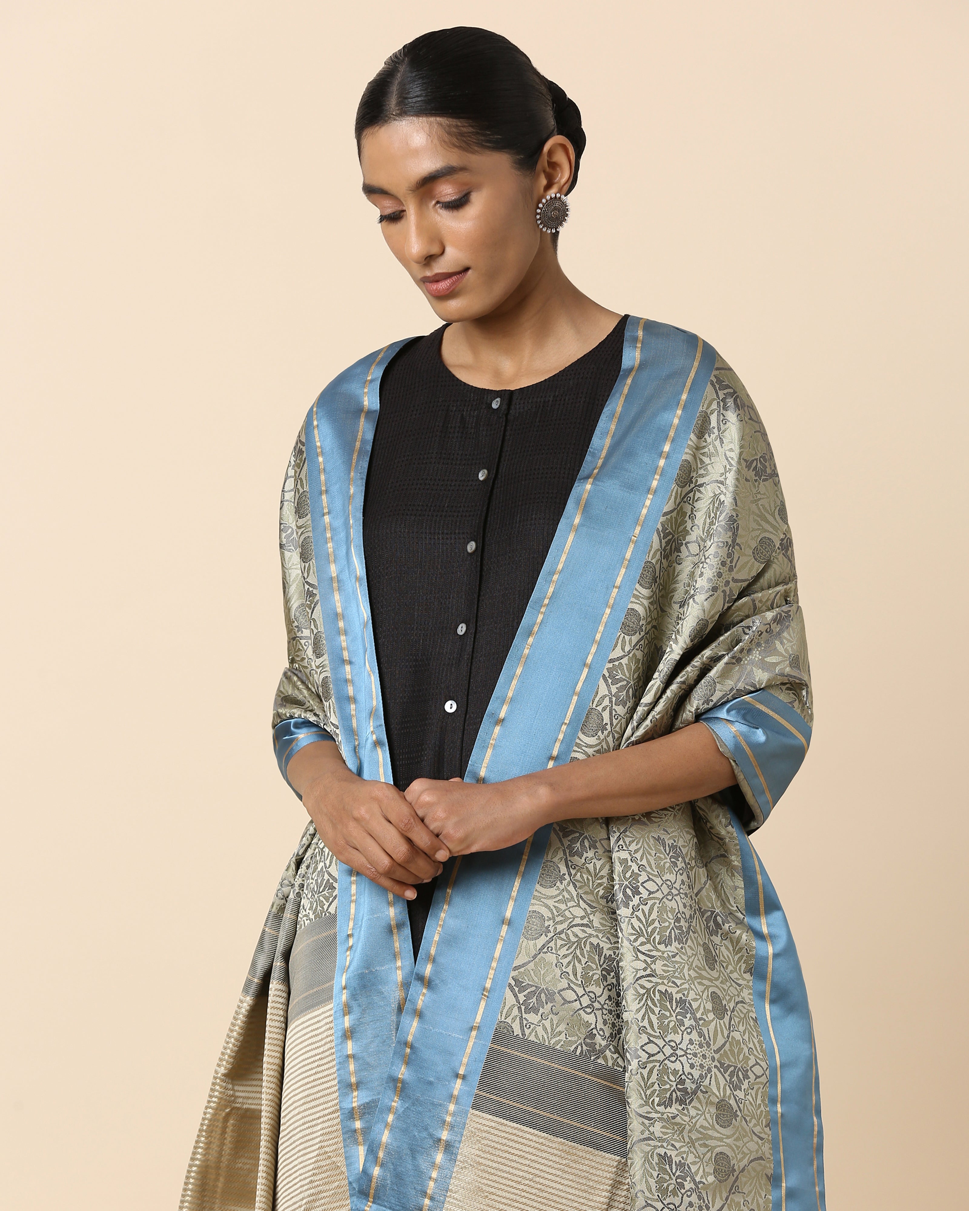 Prerita Banarasi Tanchoi Silk Dupatta
