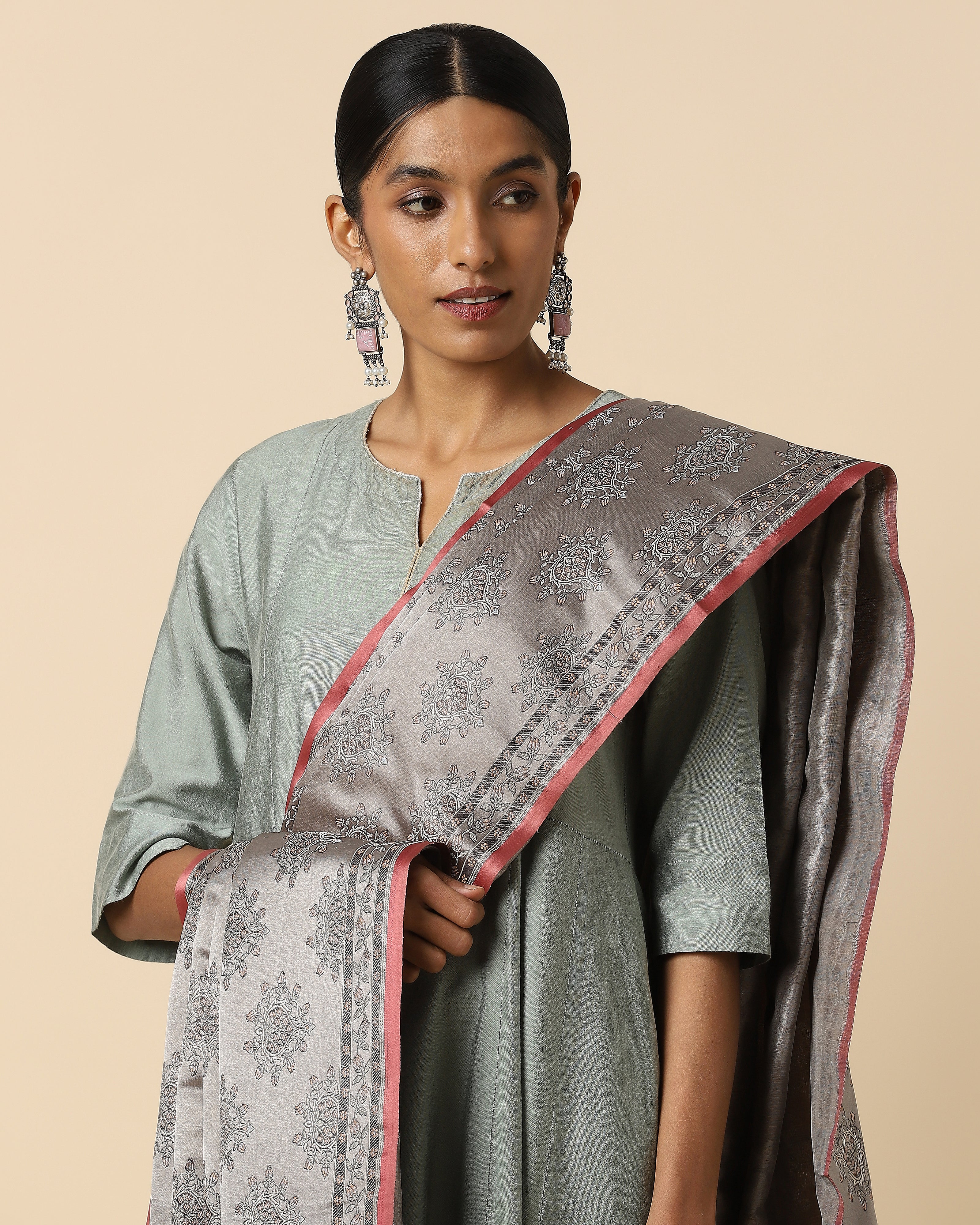 Prisha Banarasi Tanchoi Silk Dupatta