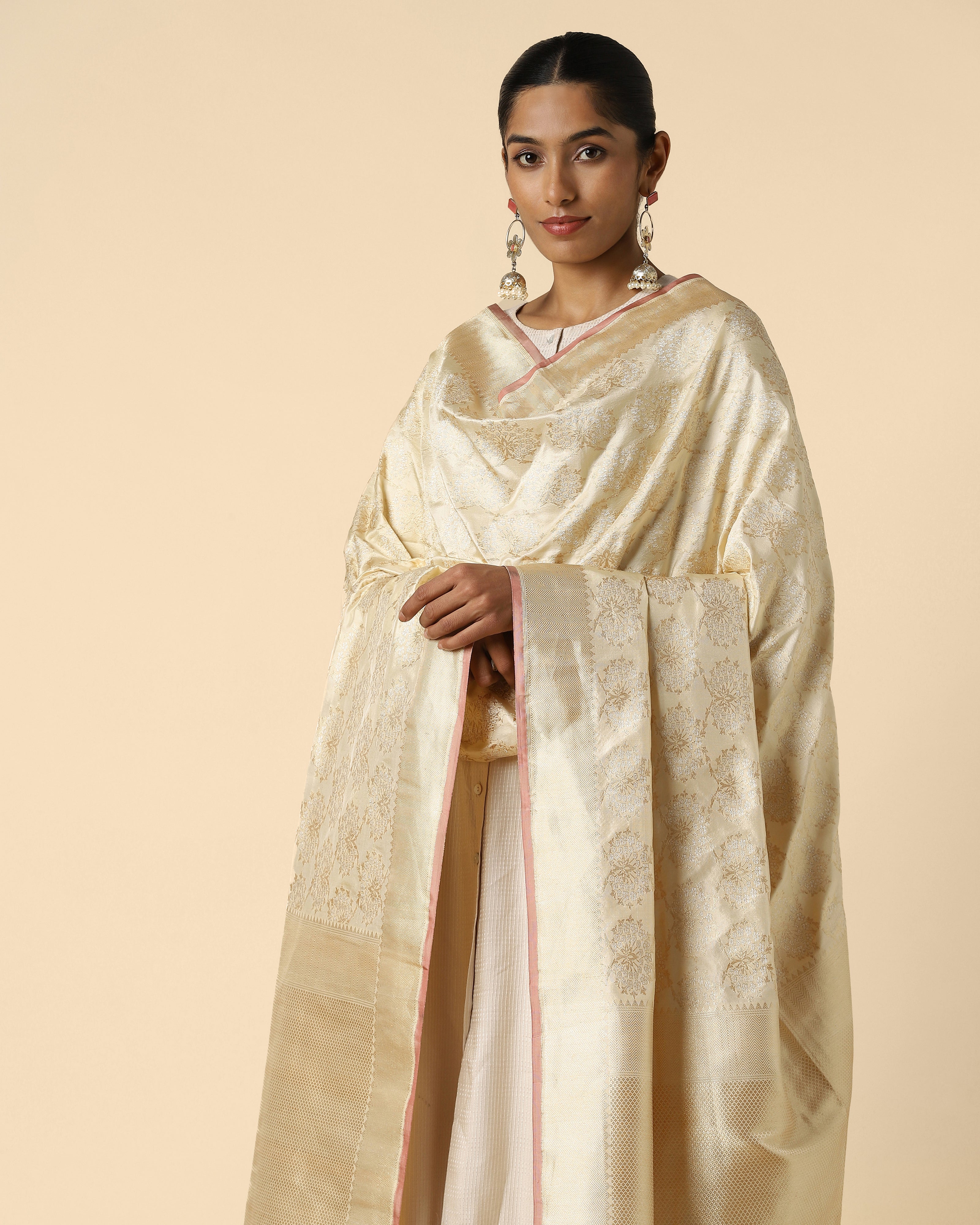 Edha Banarasi Kadwa Silk Dupatta