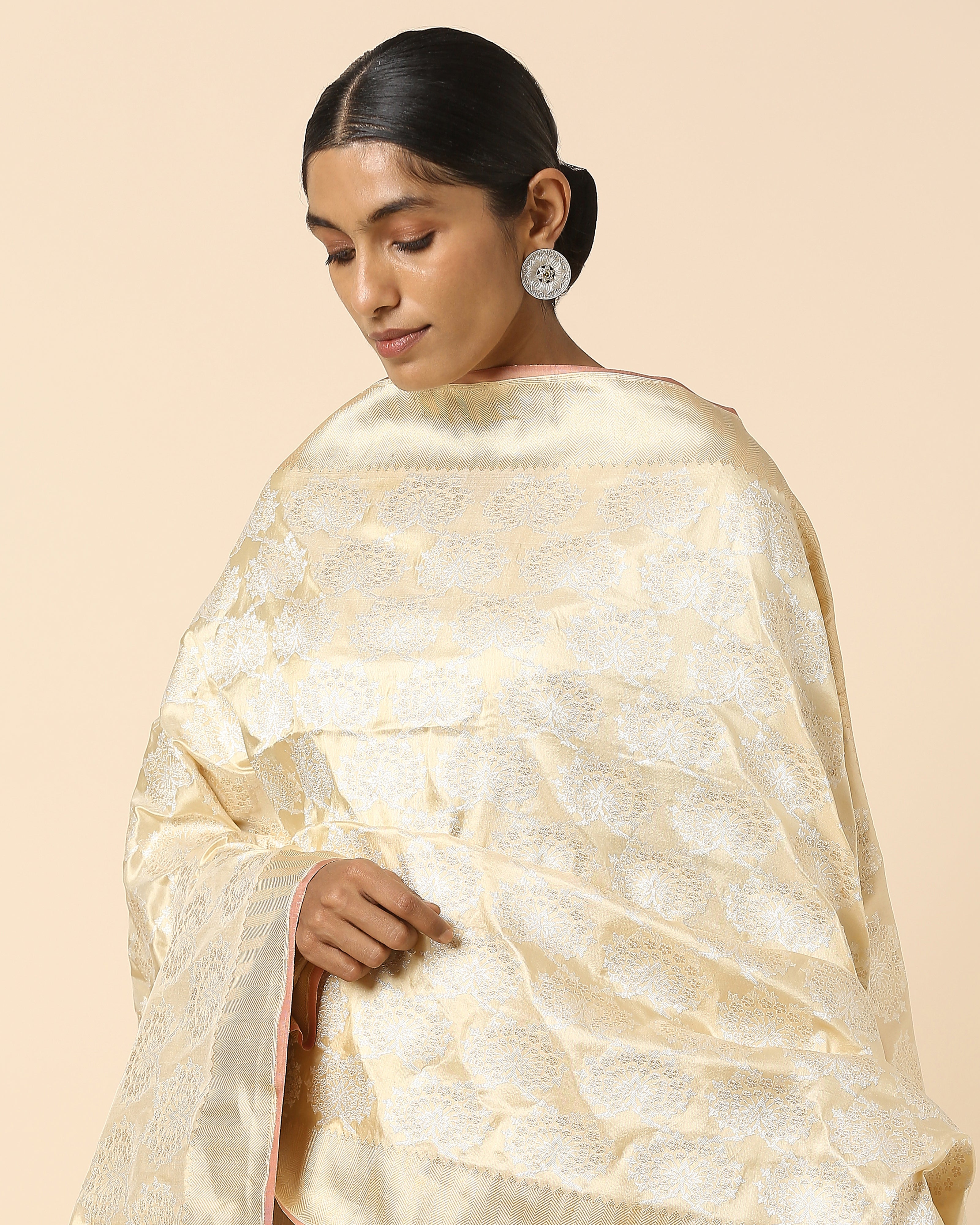 Edha Banarasi Kadwa Silk Dupatta