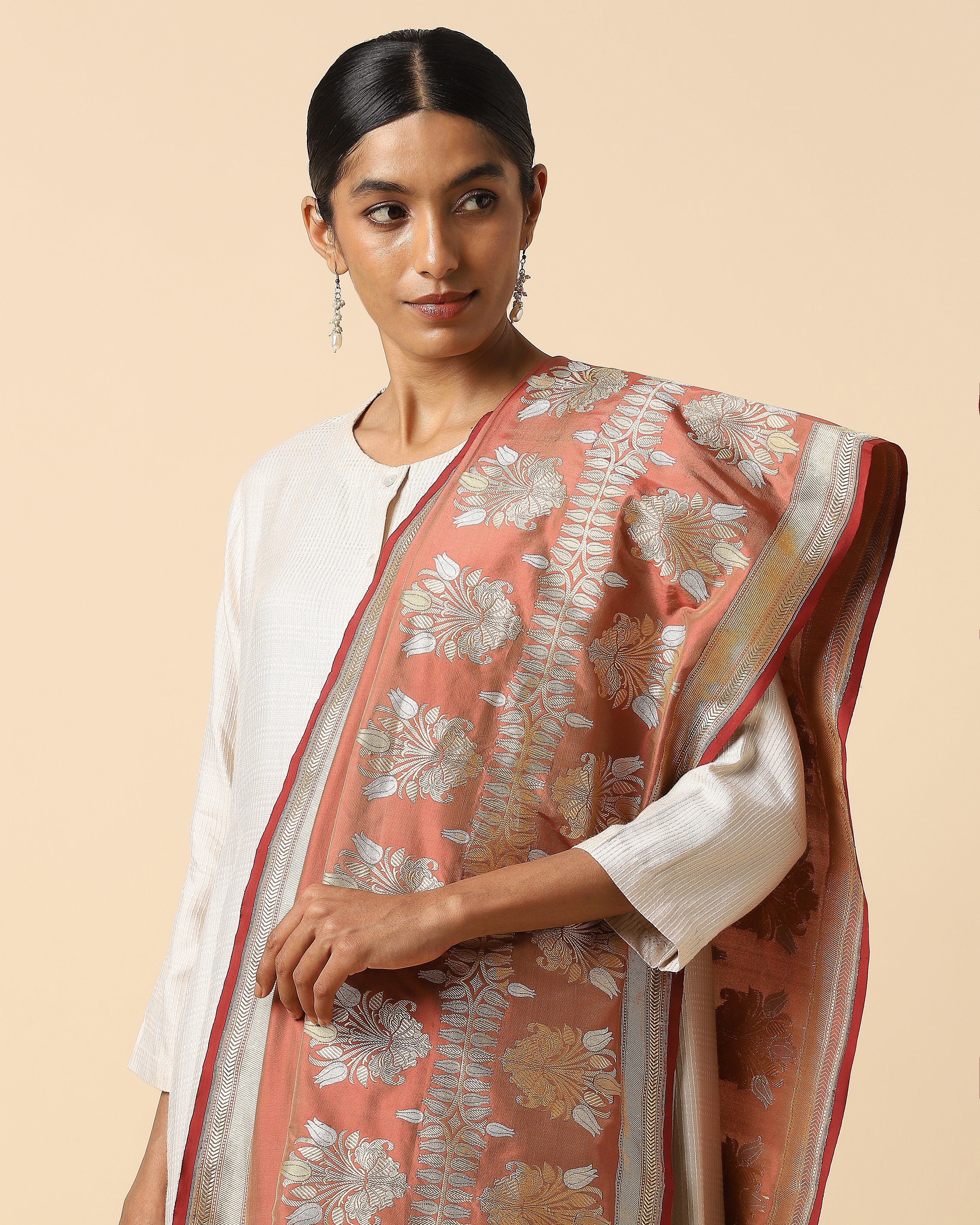 Harlie Banarasi Kadwa Silk Dupatta