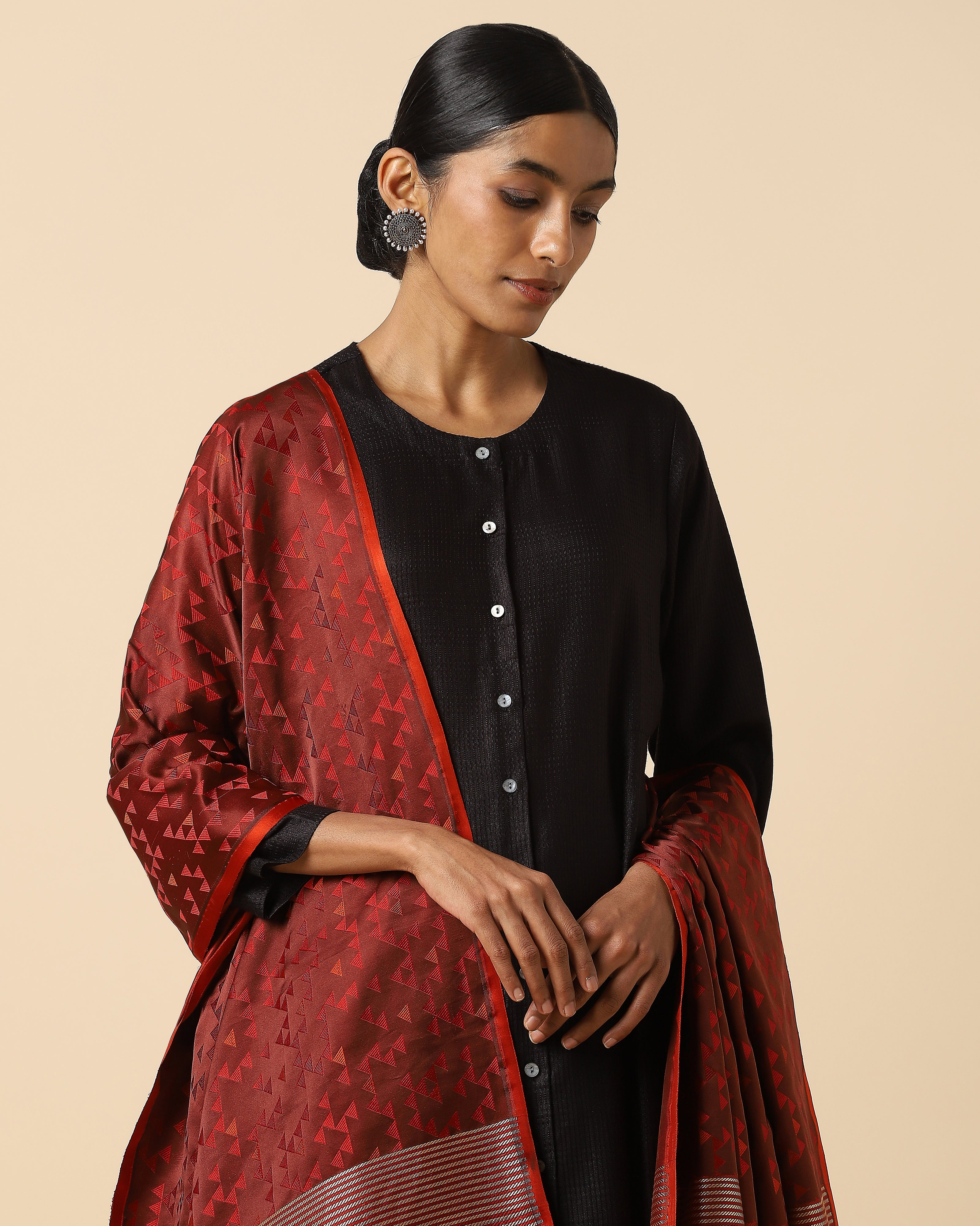 Kairah Banarasi Tanchoi Silk Dupatta