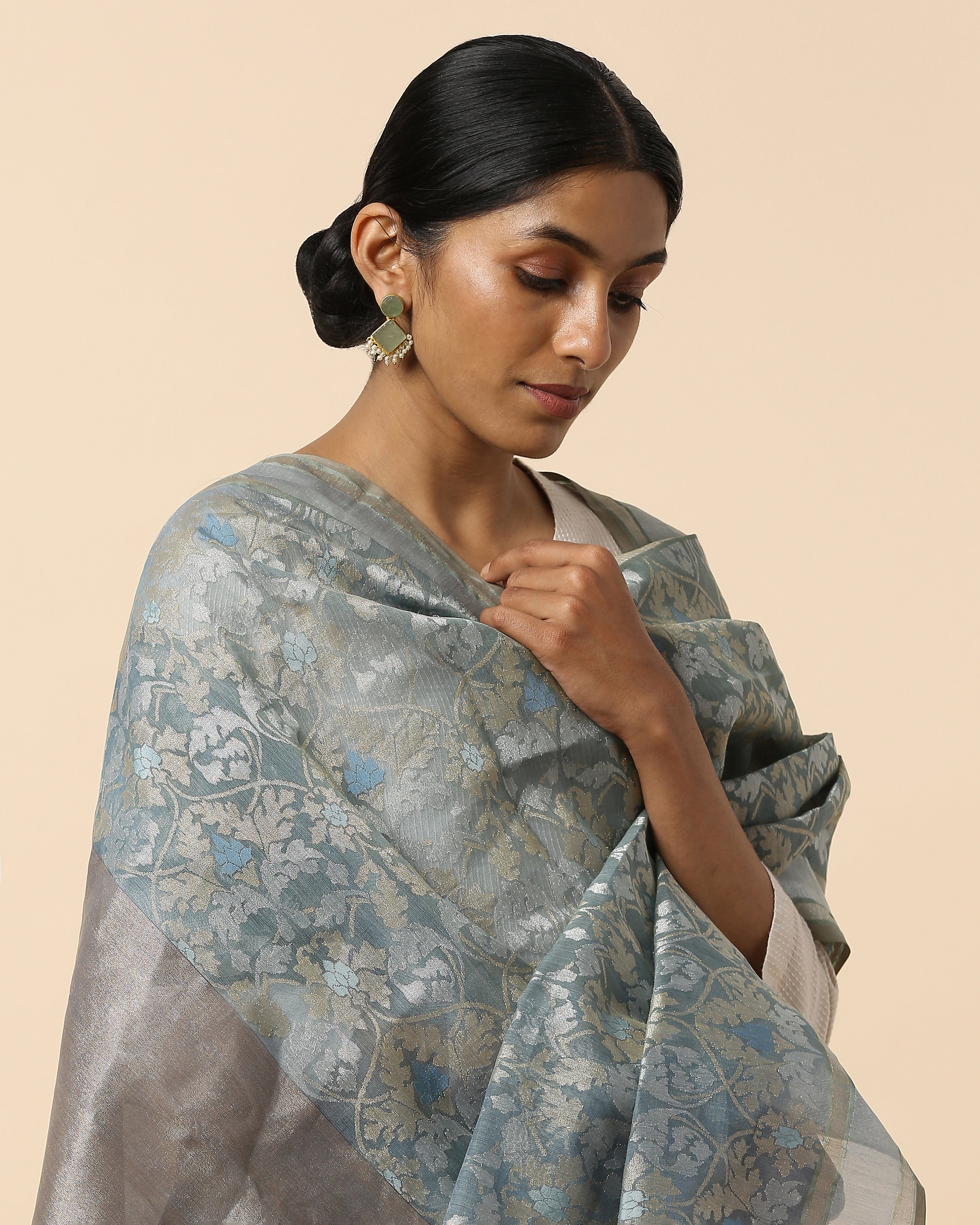 Kalpana Banarasi Jamdani Silk Cotton Dupatta