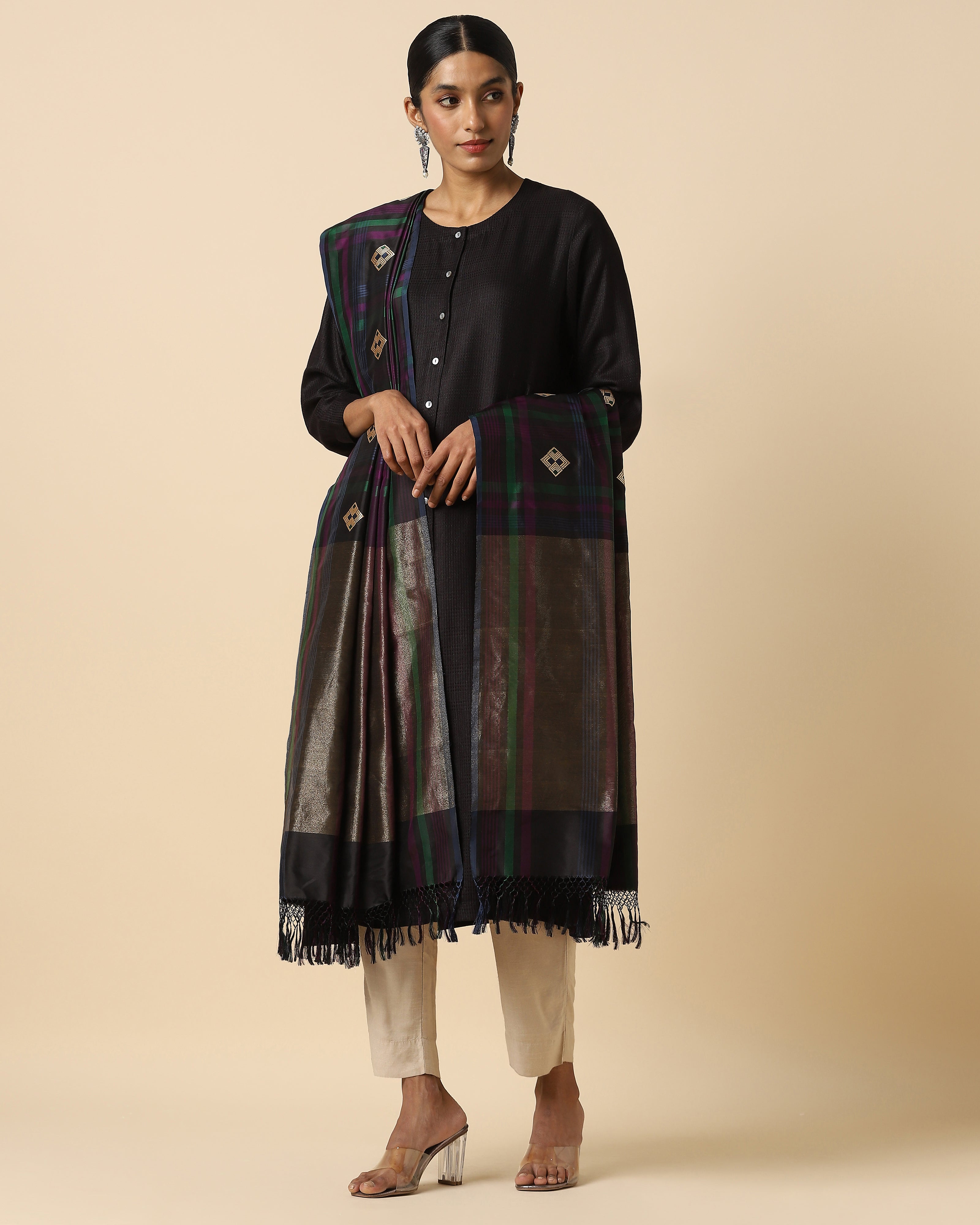 Sonam Banarasi Kadwa Silk Dupatta