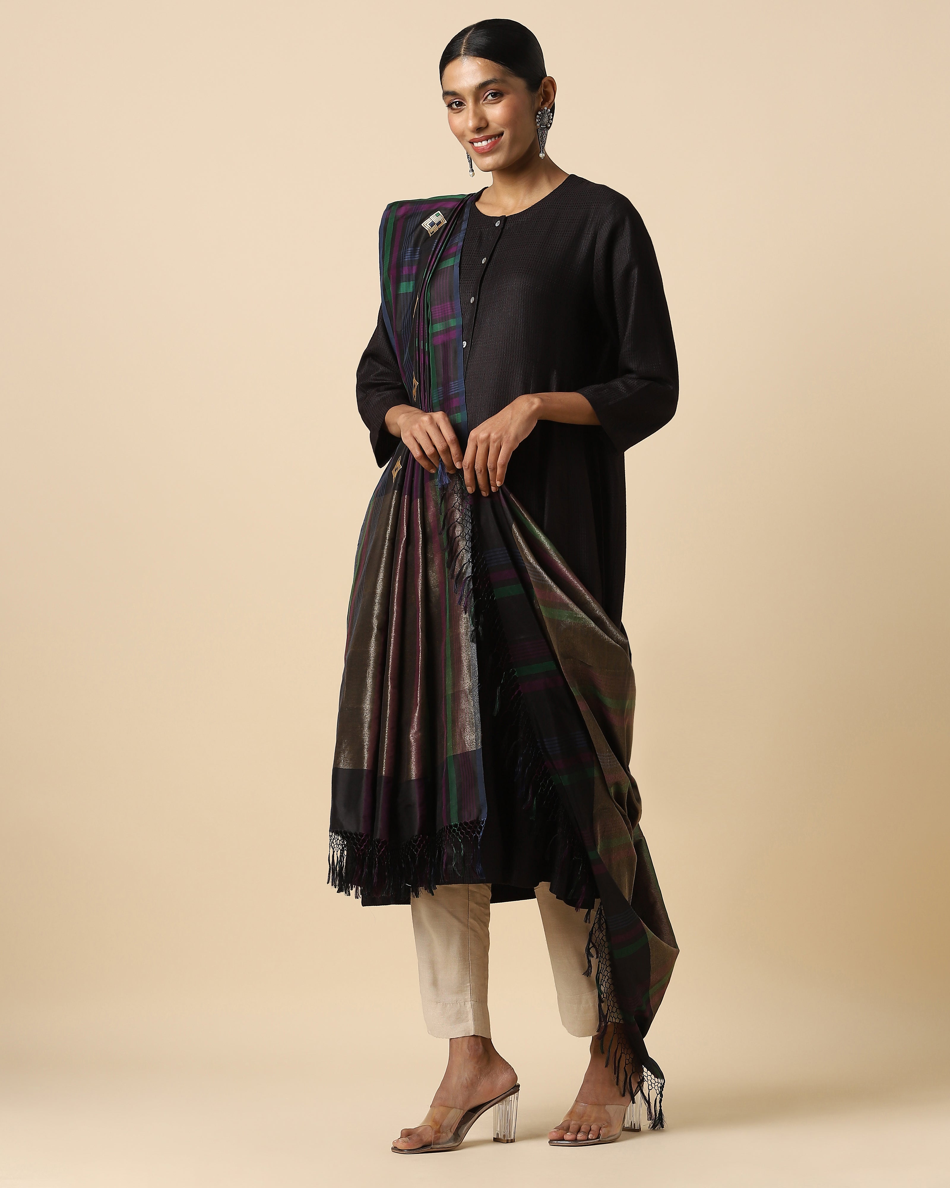 Sonam Banarasi Kadwa Silk Dupatta