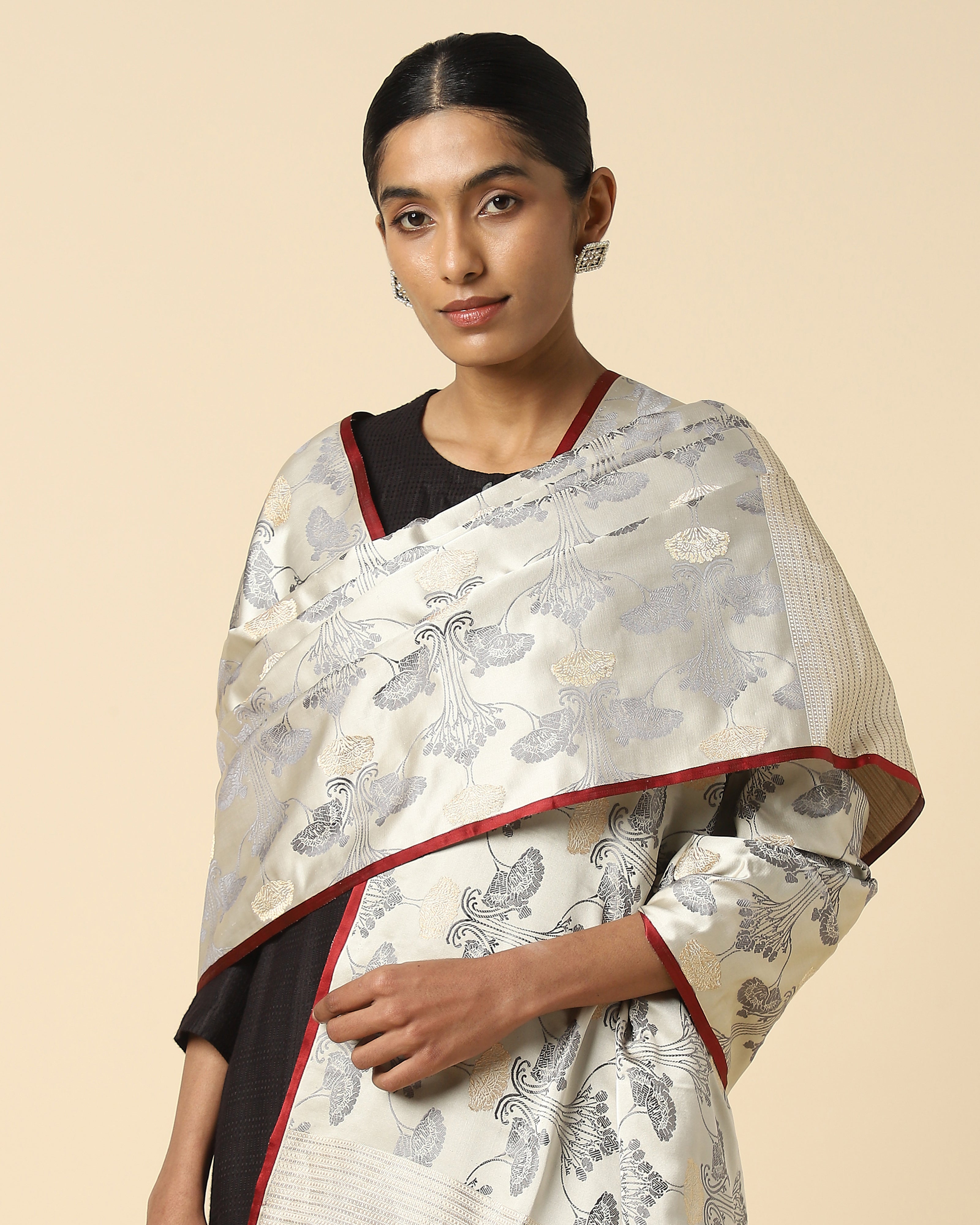 Tripuri Banarasi Tanchoi Silk Dupatta