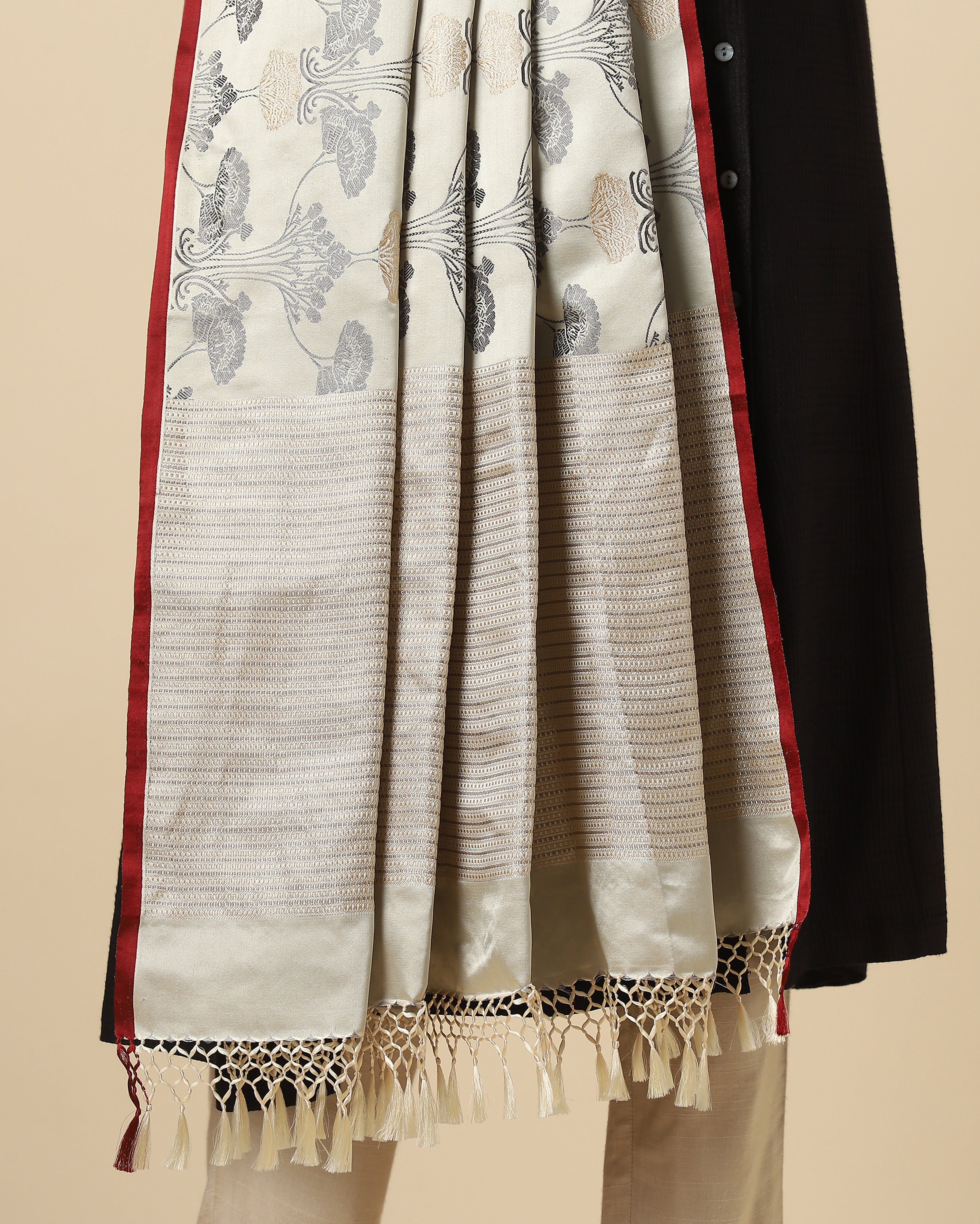 Tripuri Banarasi Tanchoi Silk Dupatta