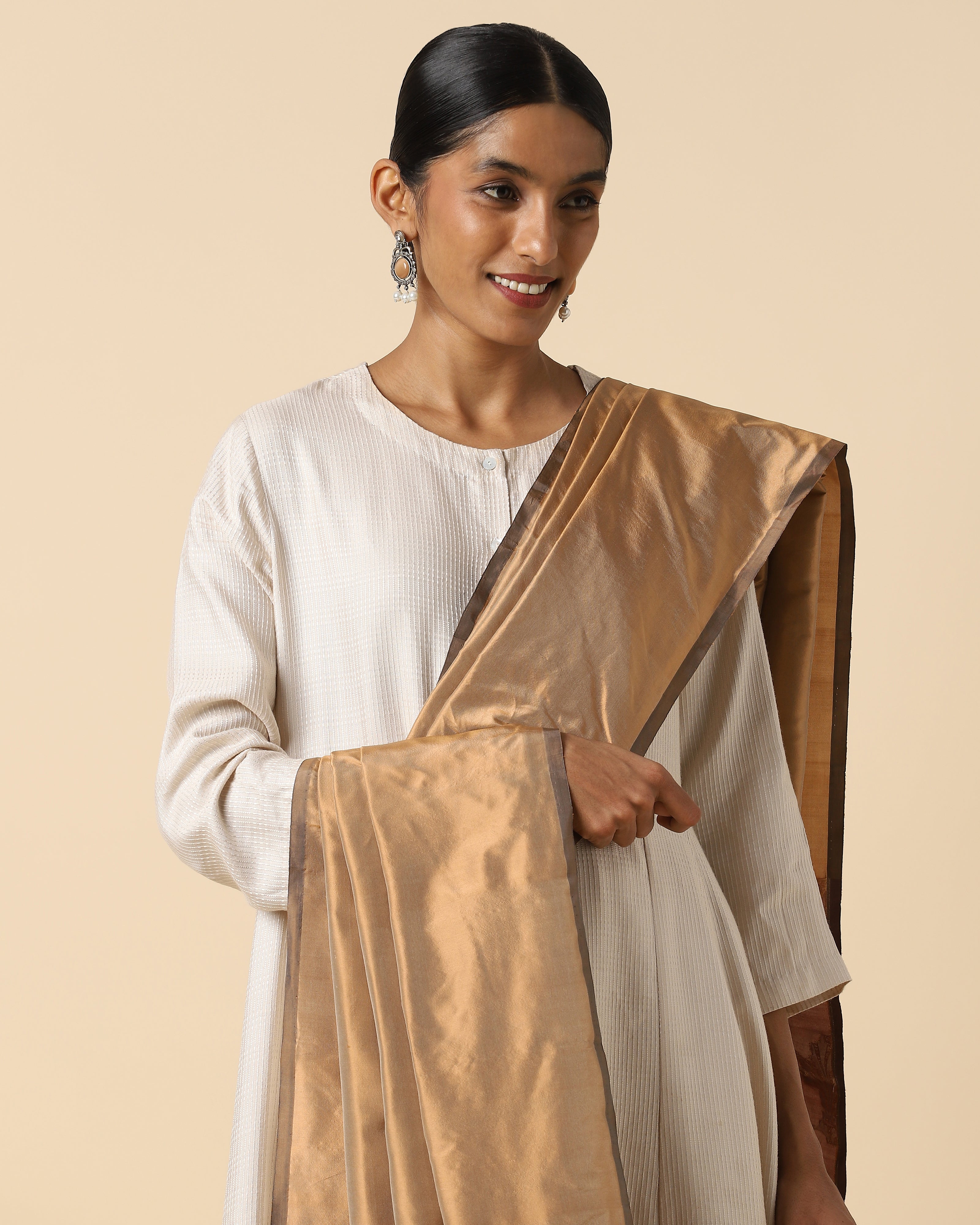 Yashna Banarasi Cutwork Silk Dupatta