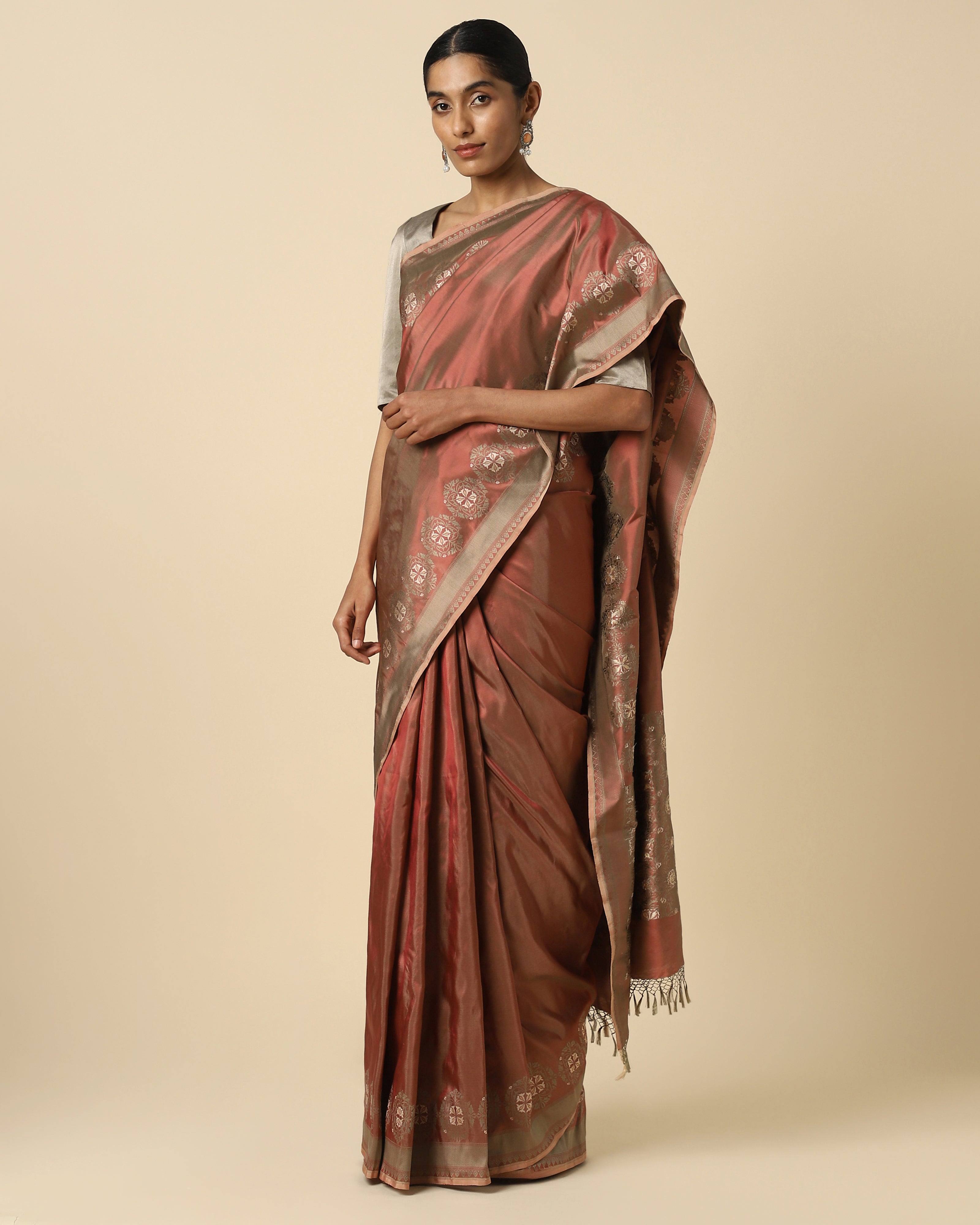 Sadhika Banarasi Cutwork Silk Saree