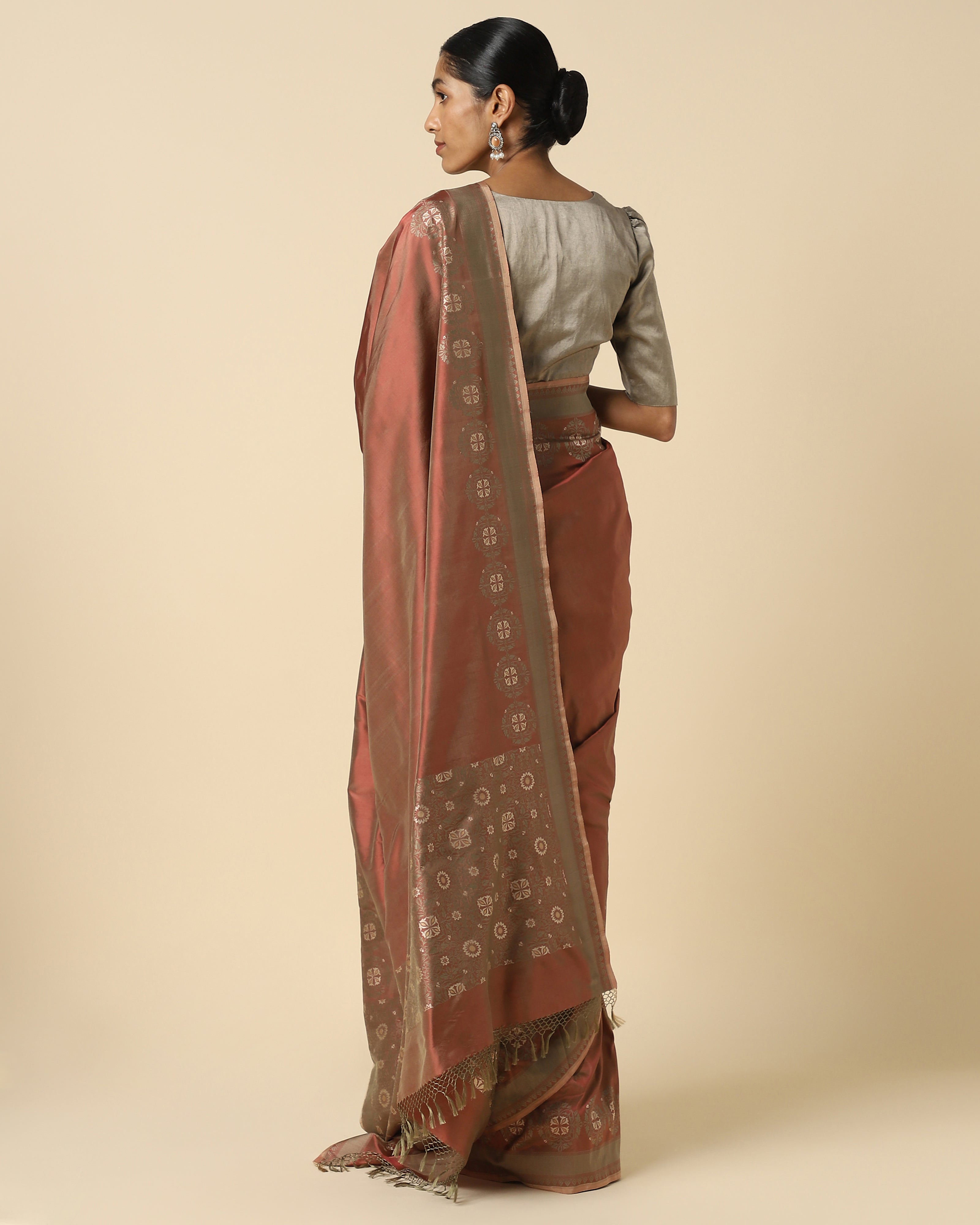 Sadhika Banarasi Cutwork Silk Saree