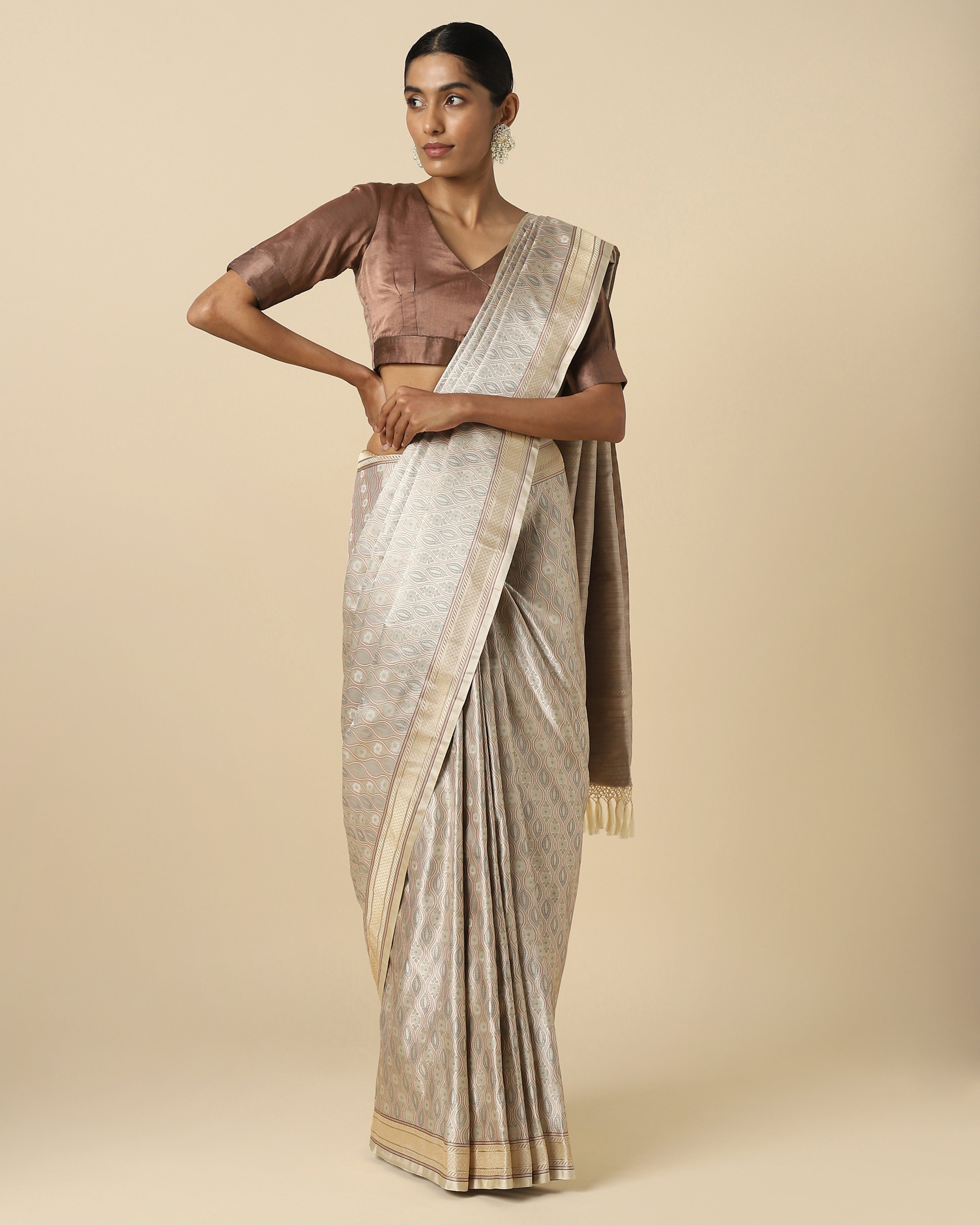 Samyukta Banarasi Tanchoi Silk Saree