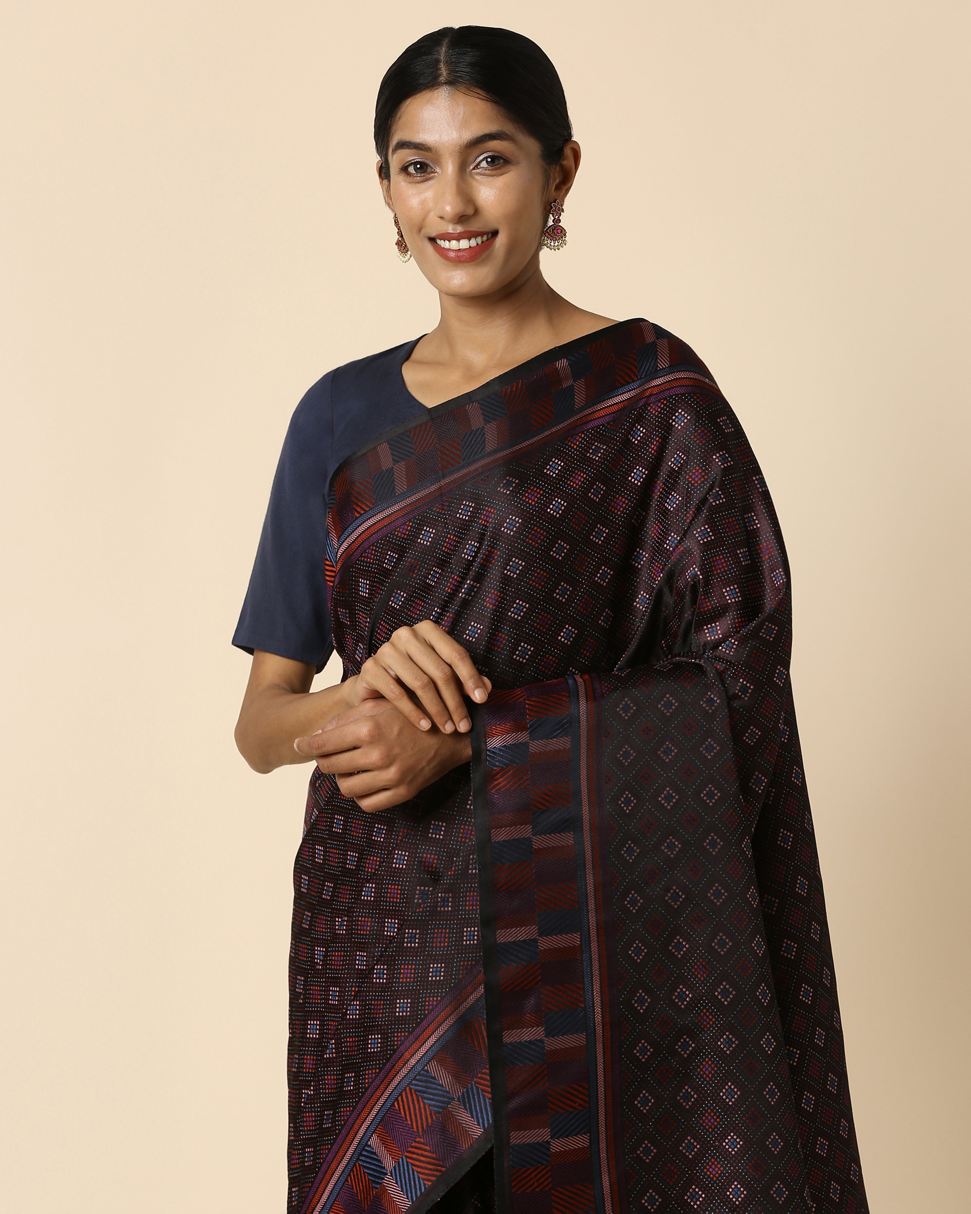 Kasvini Banarasi Tanchoi Silk Saree