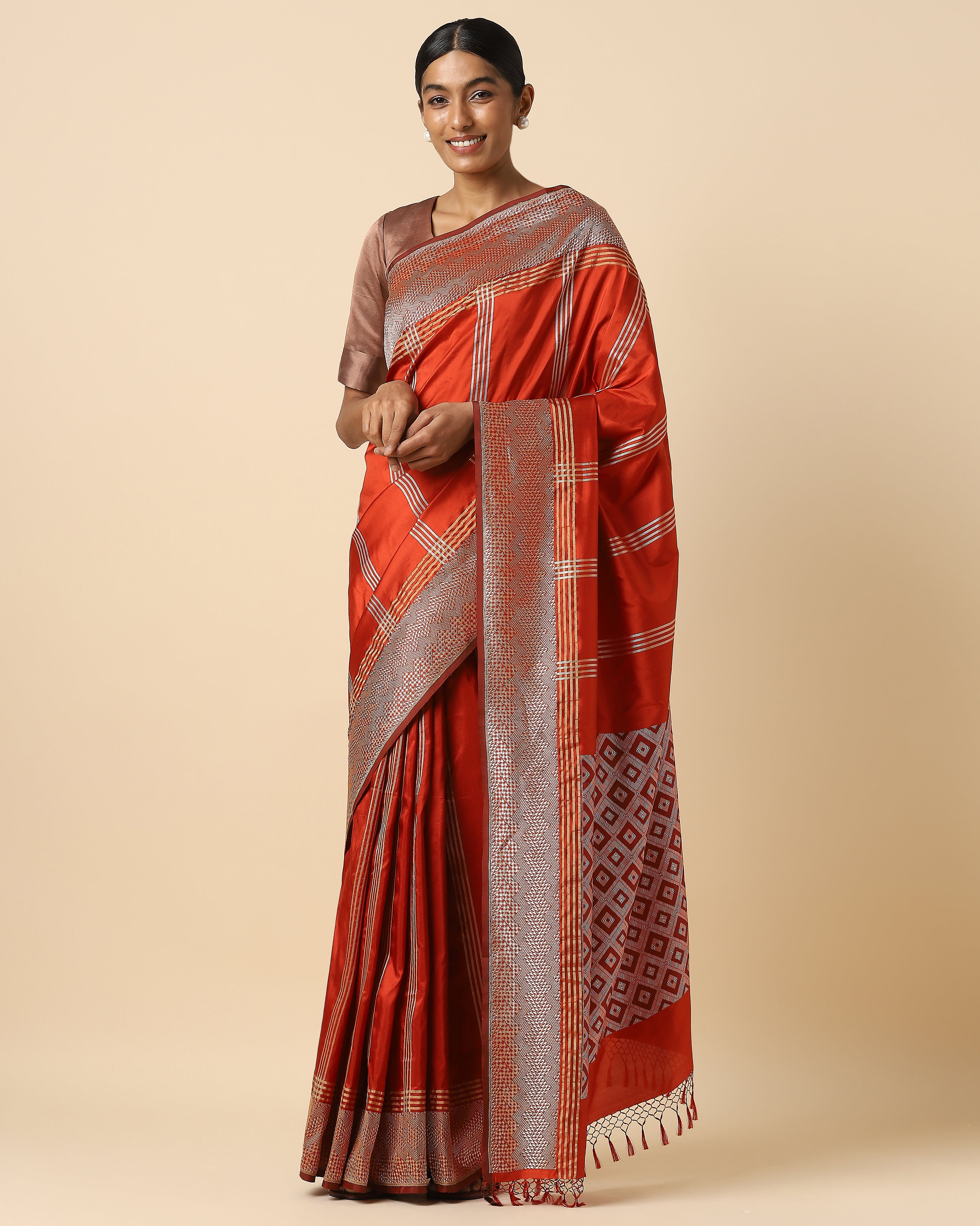 Subraa Banarasi Kadwa Silk Saree