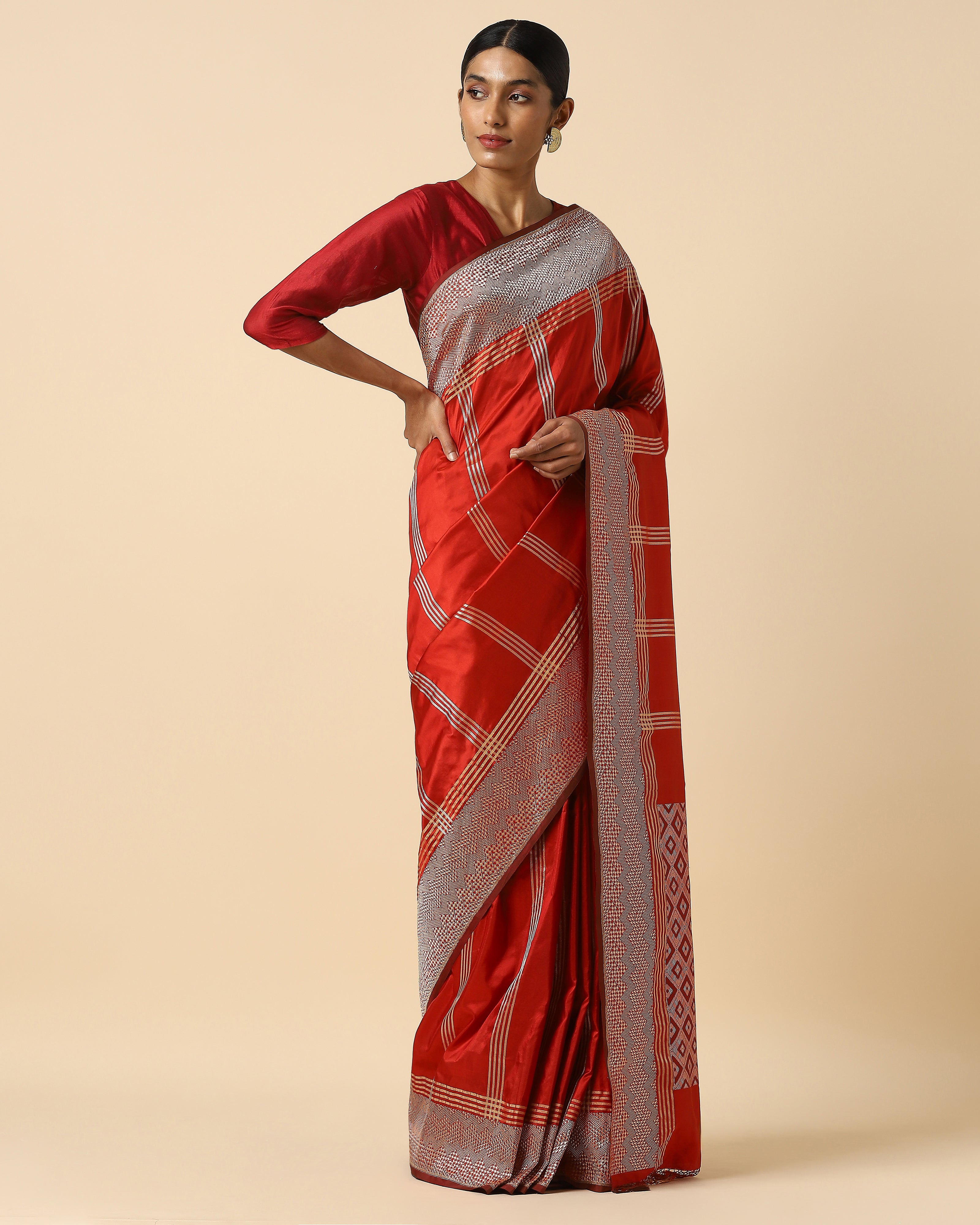 Subraa Banarasi Kadwa Silk Saree