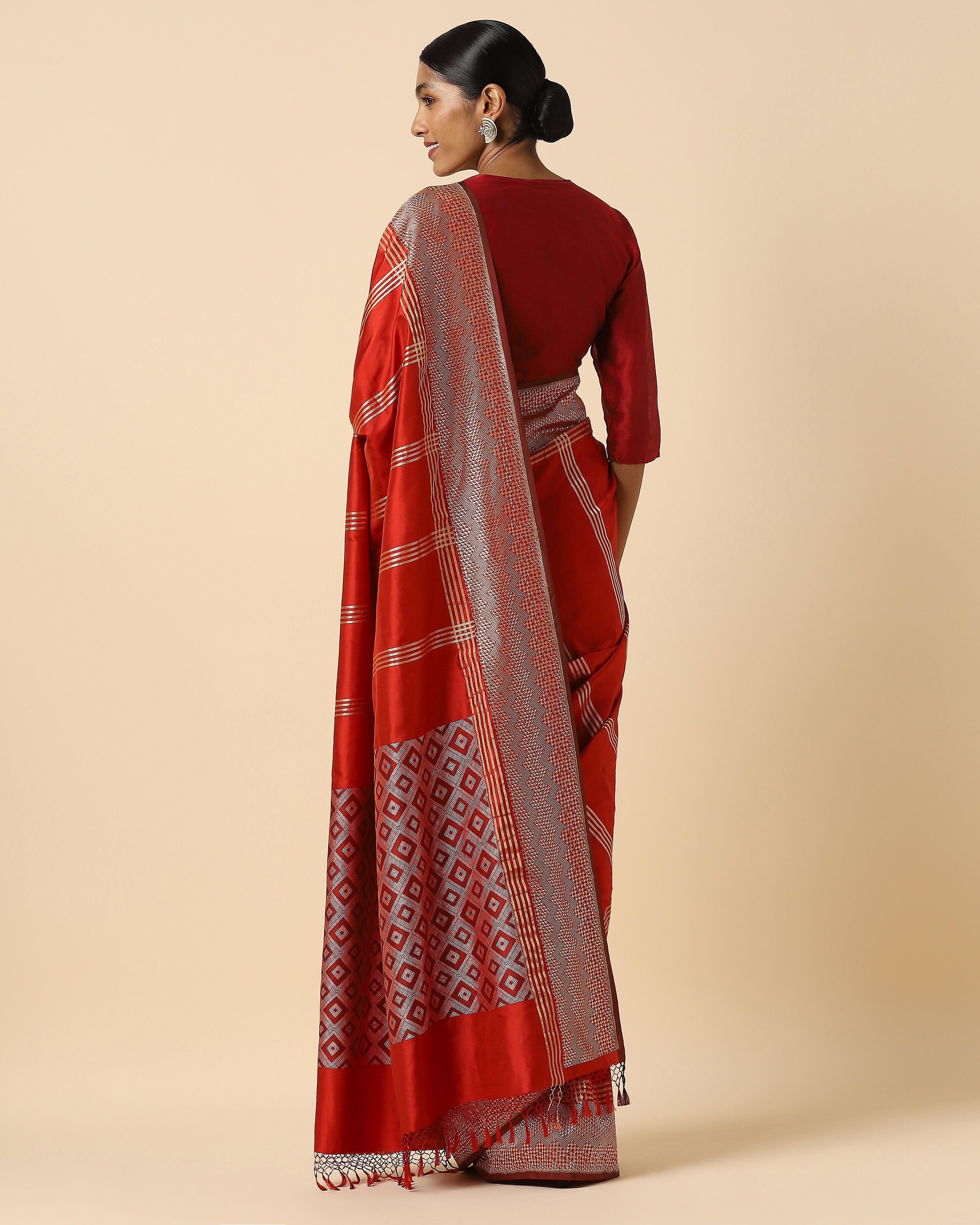 Subraa Banarasi Kadwa Silk Saree
