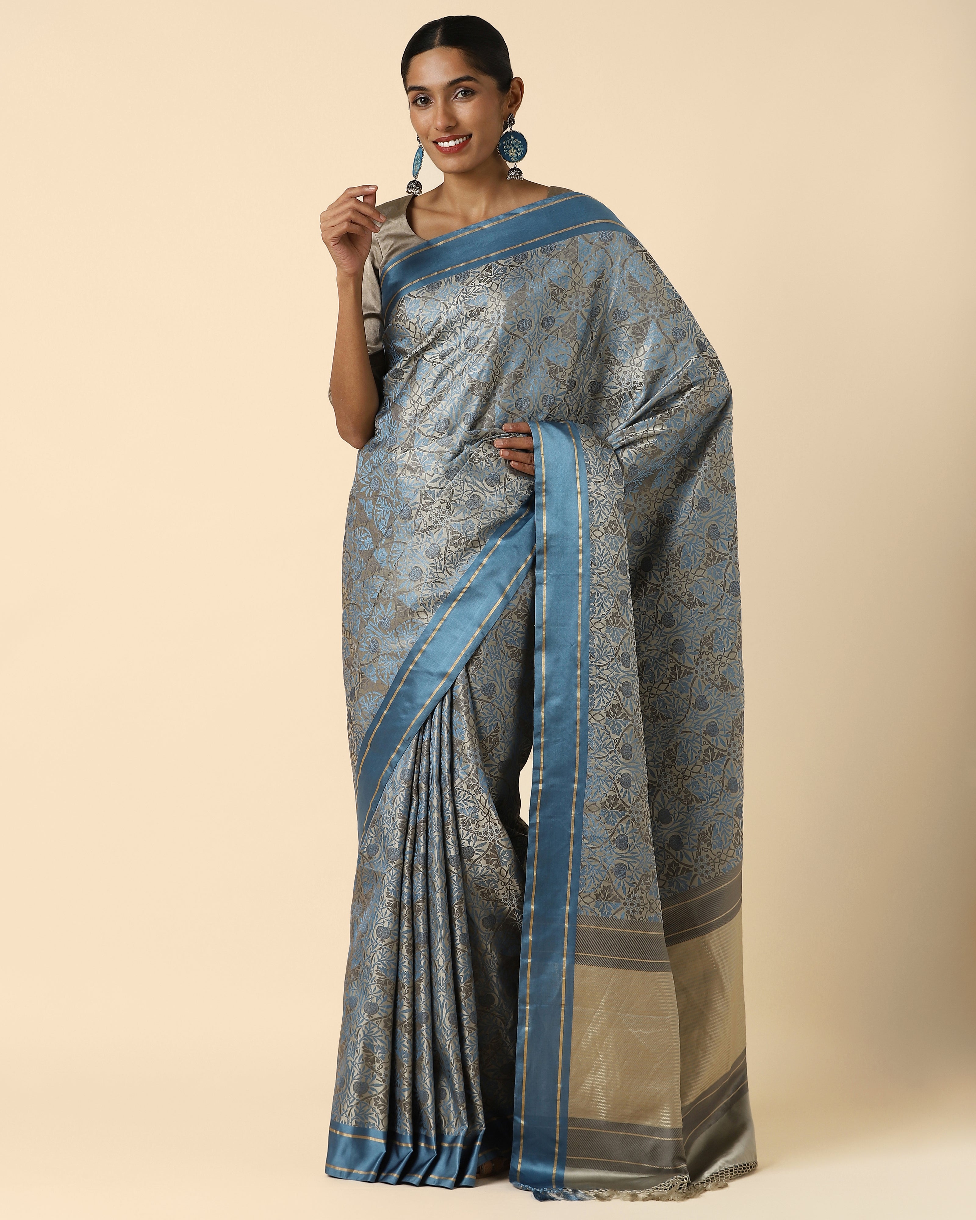 Prerita Banarasi Tanchoi Silk Saree