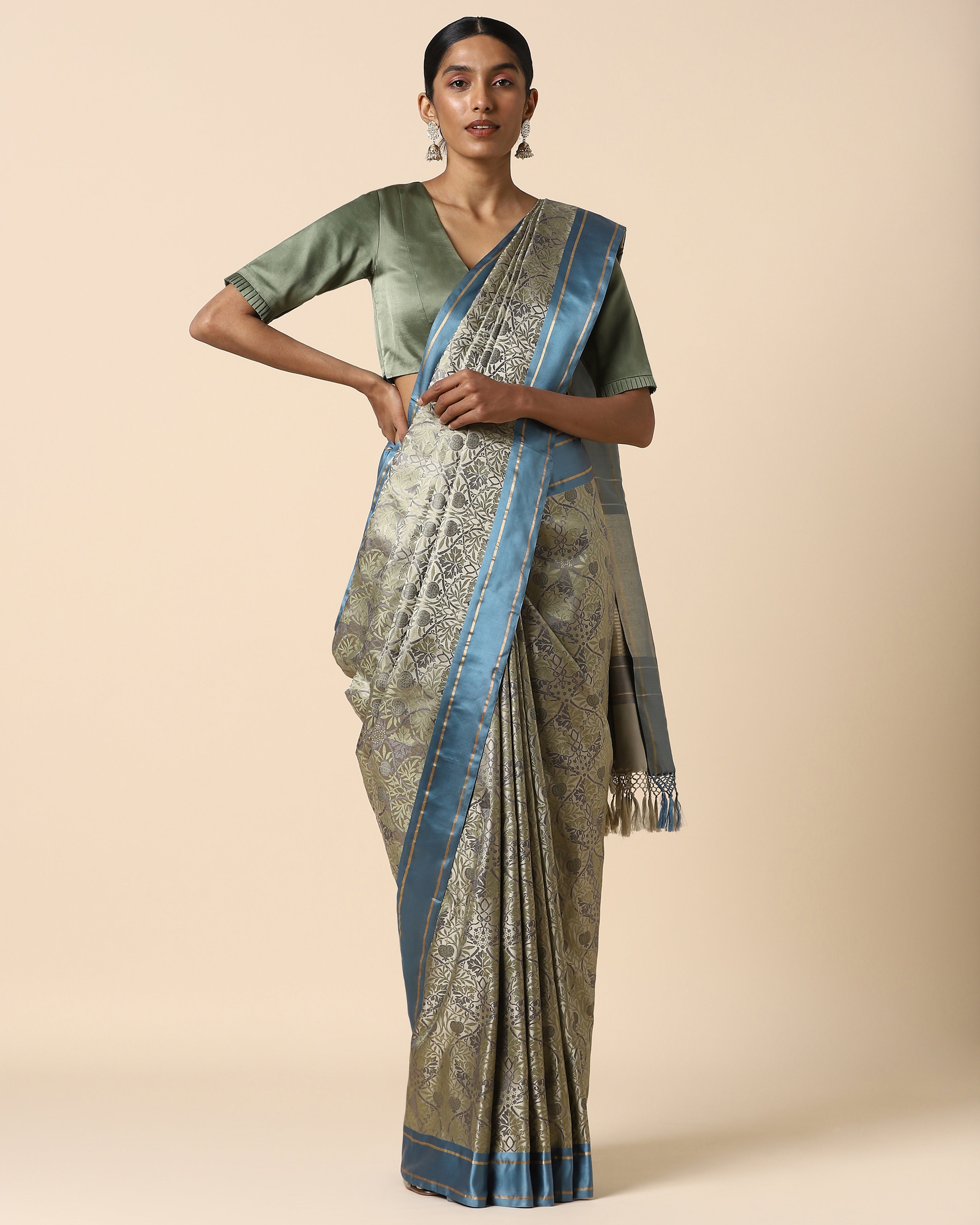 Prerita Banarasi Tanchoi Silk Saree