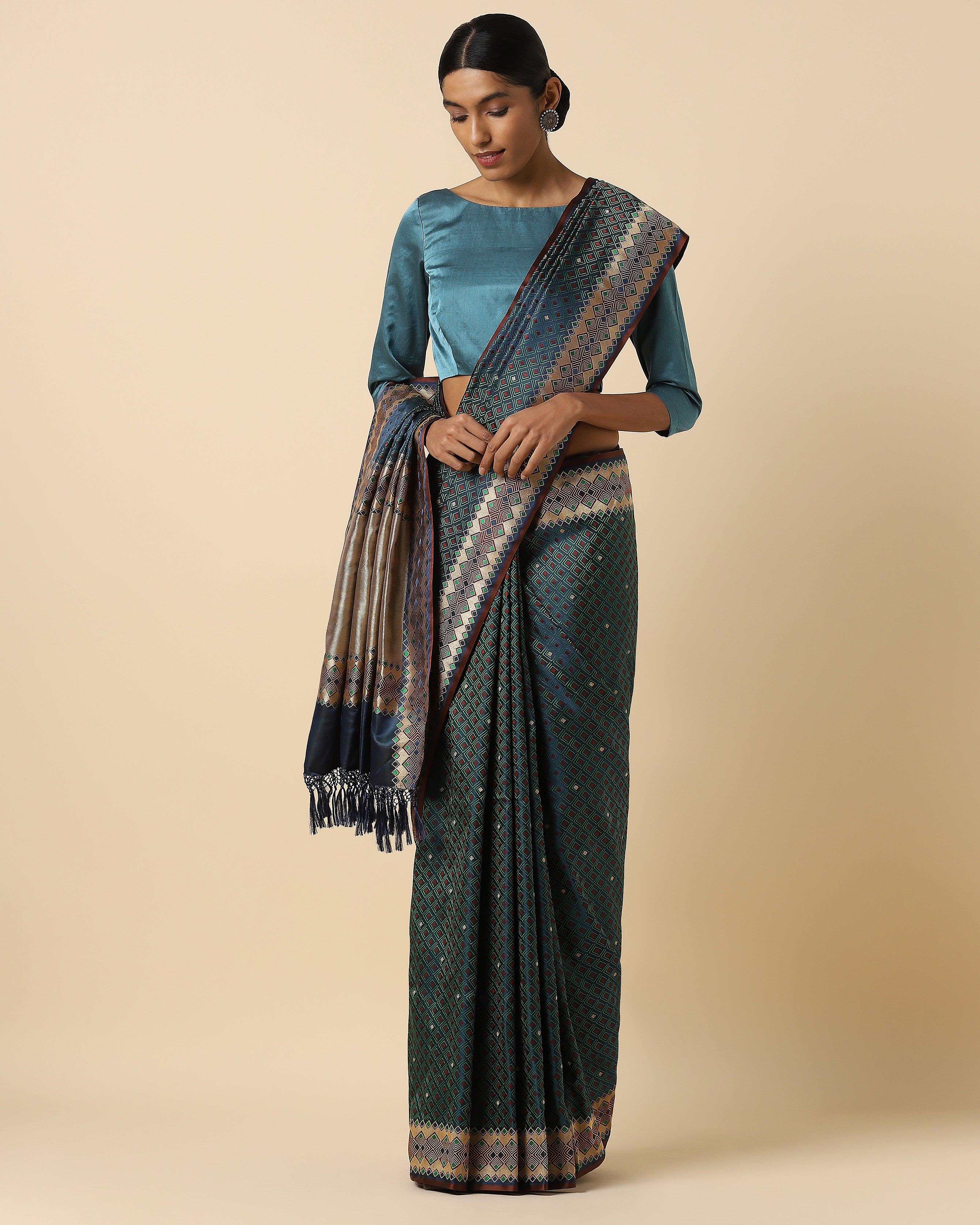 Chahna Banarasi Tanchoi Silk Saree