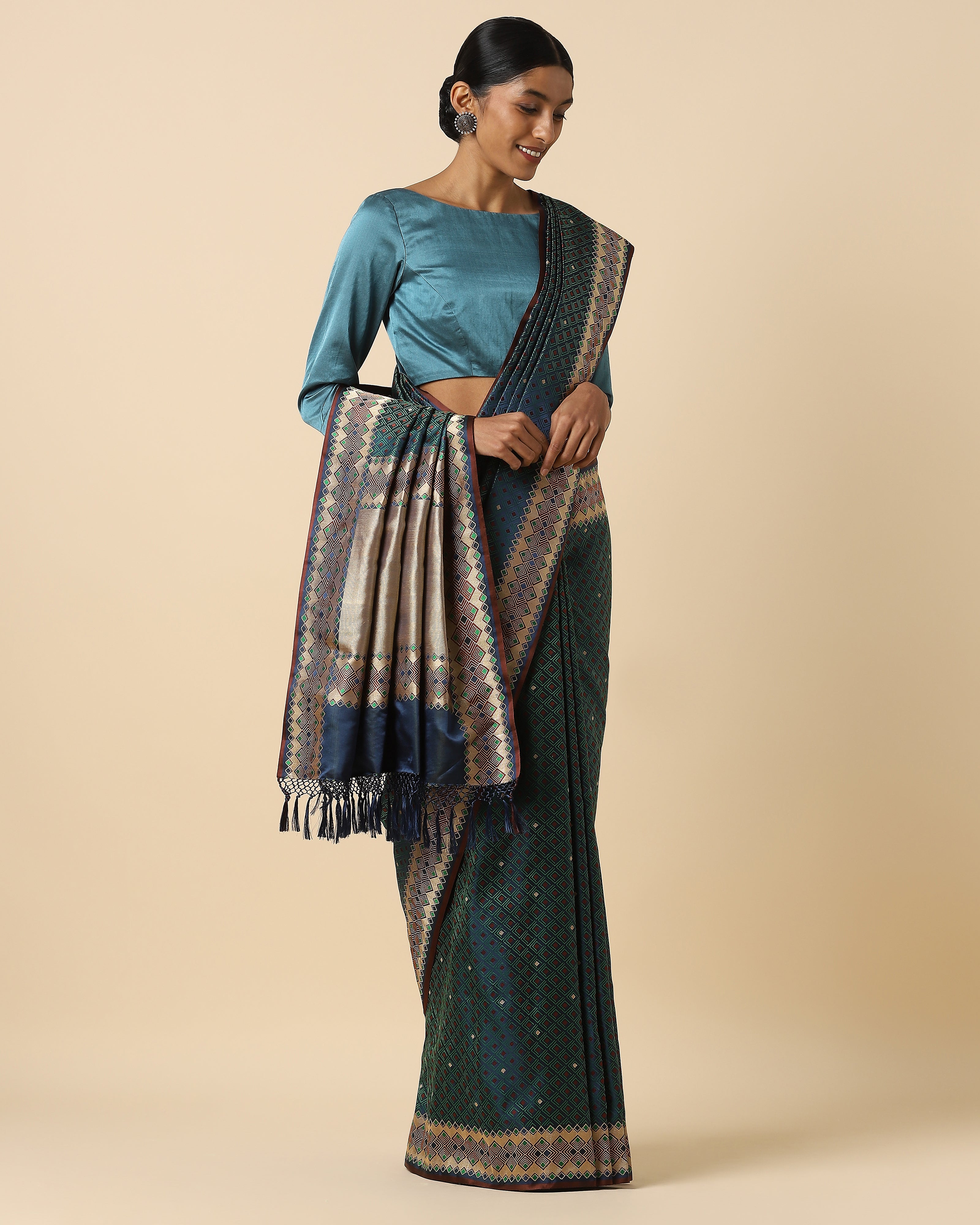 Chahna Banarasi Tanchoi Silk Saree