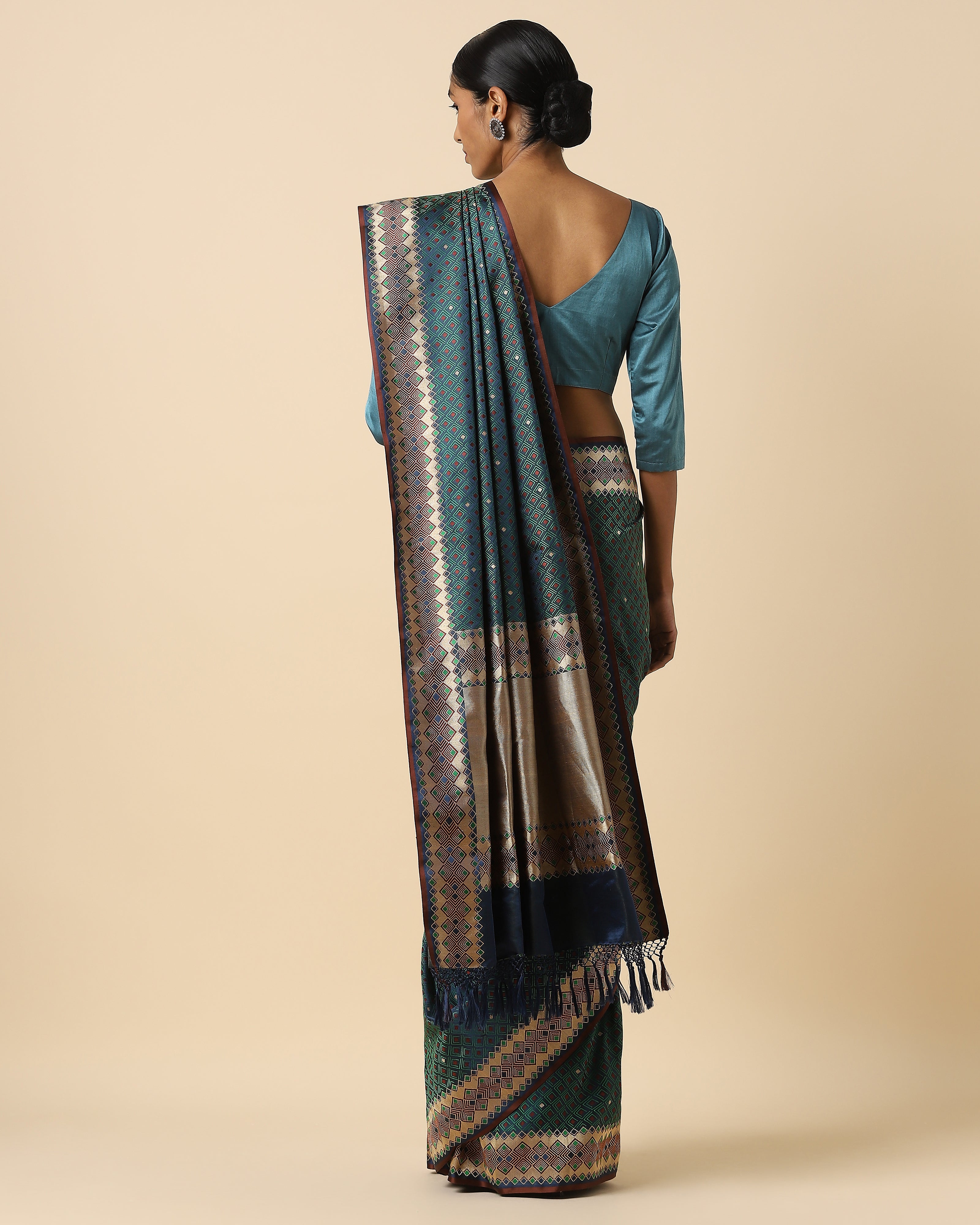 Chahna Banarasi Tanchoi Silk Saree