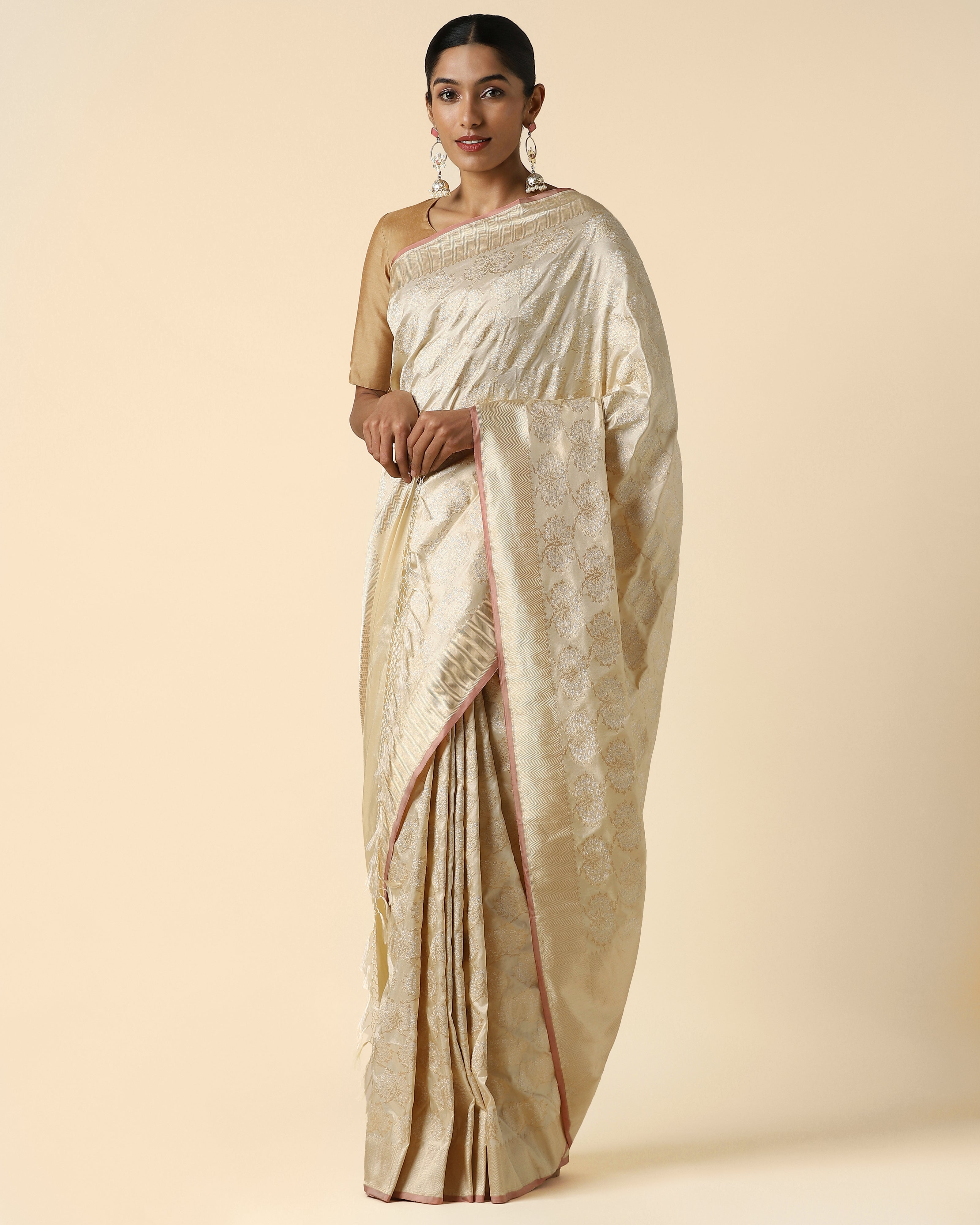 Edha Banarasi Kadwa Silk Saree