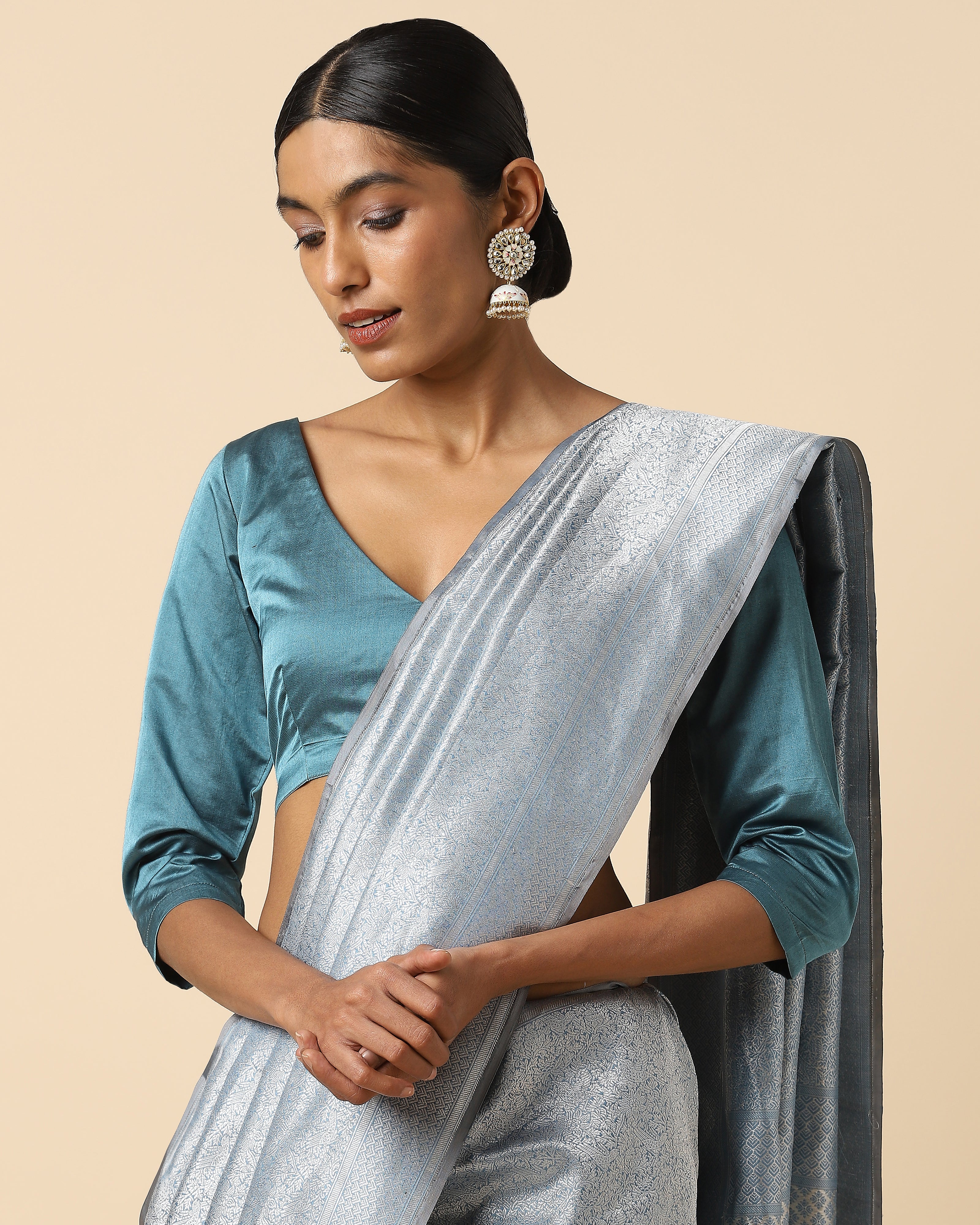 Fahari Banarasi Fekwa Silk Saree