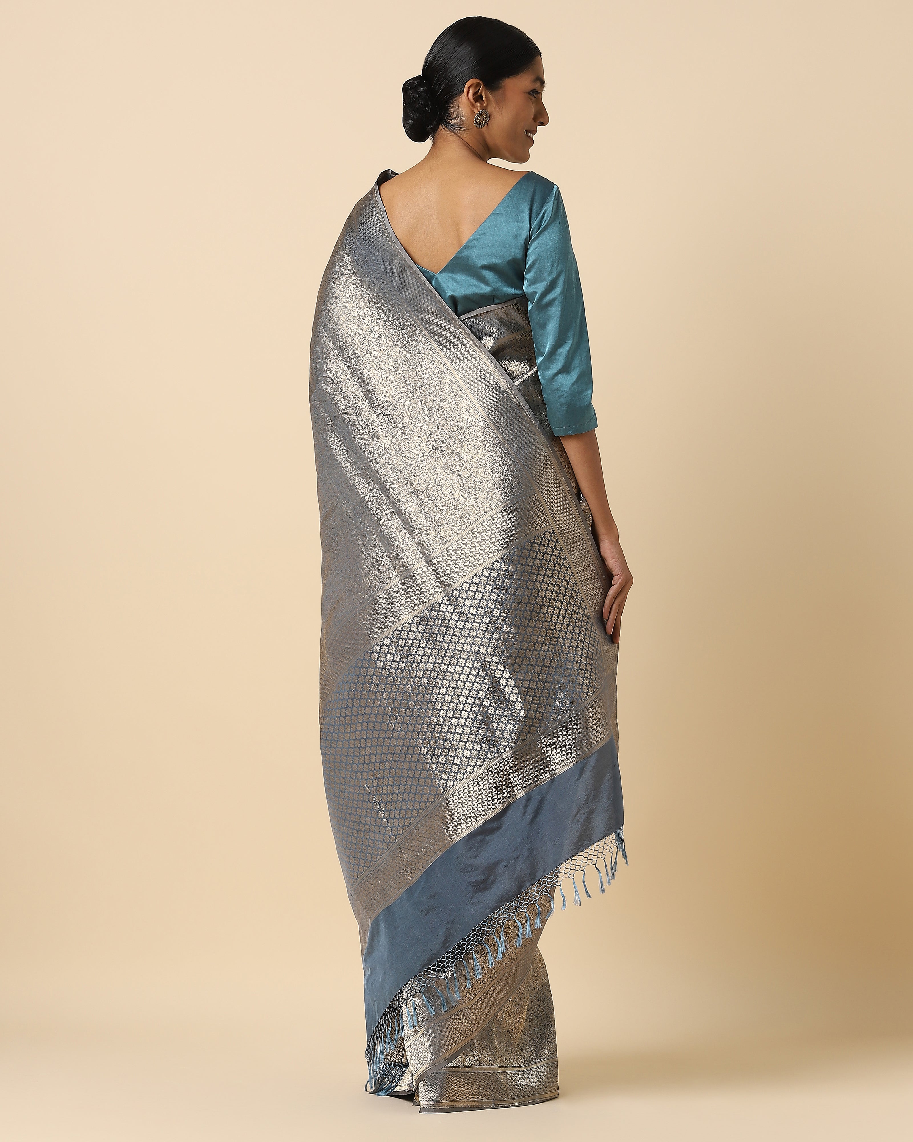 Fahari Banarasi Fekwa Silk Saree