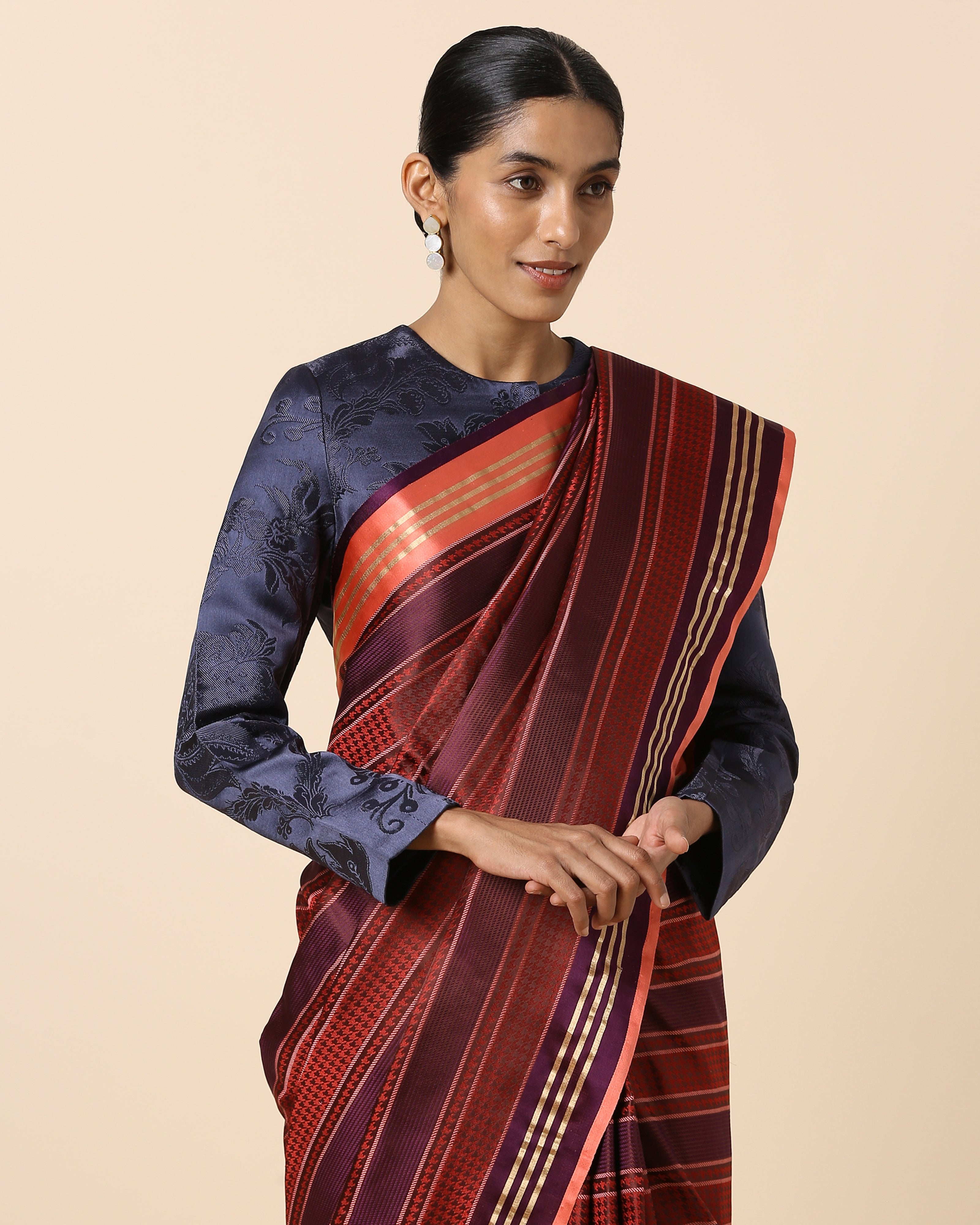 Jaishna Banarasi Tanchoi Silk Saree