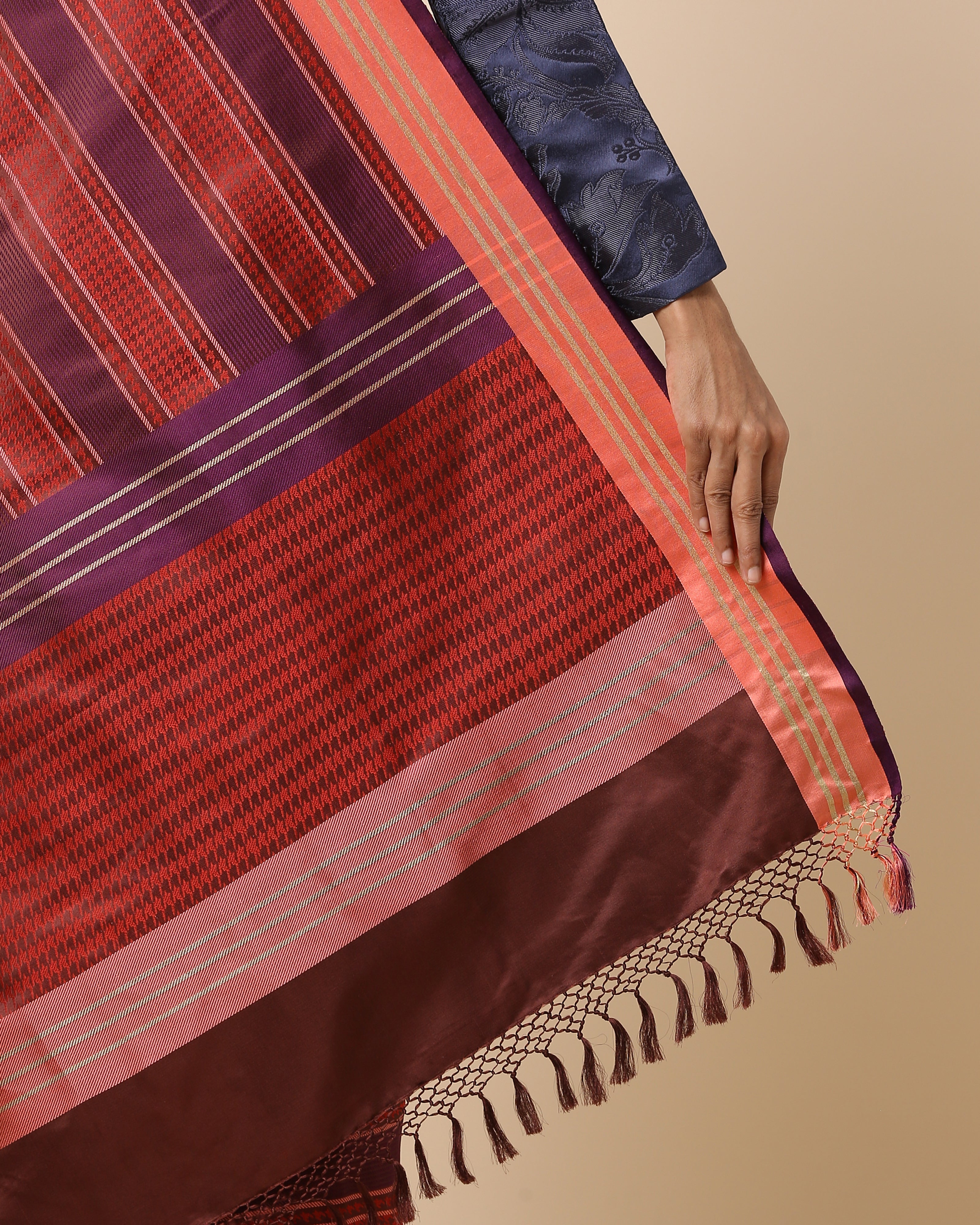 Jaishna Banarasi Tanchoi Silk Saree