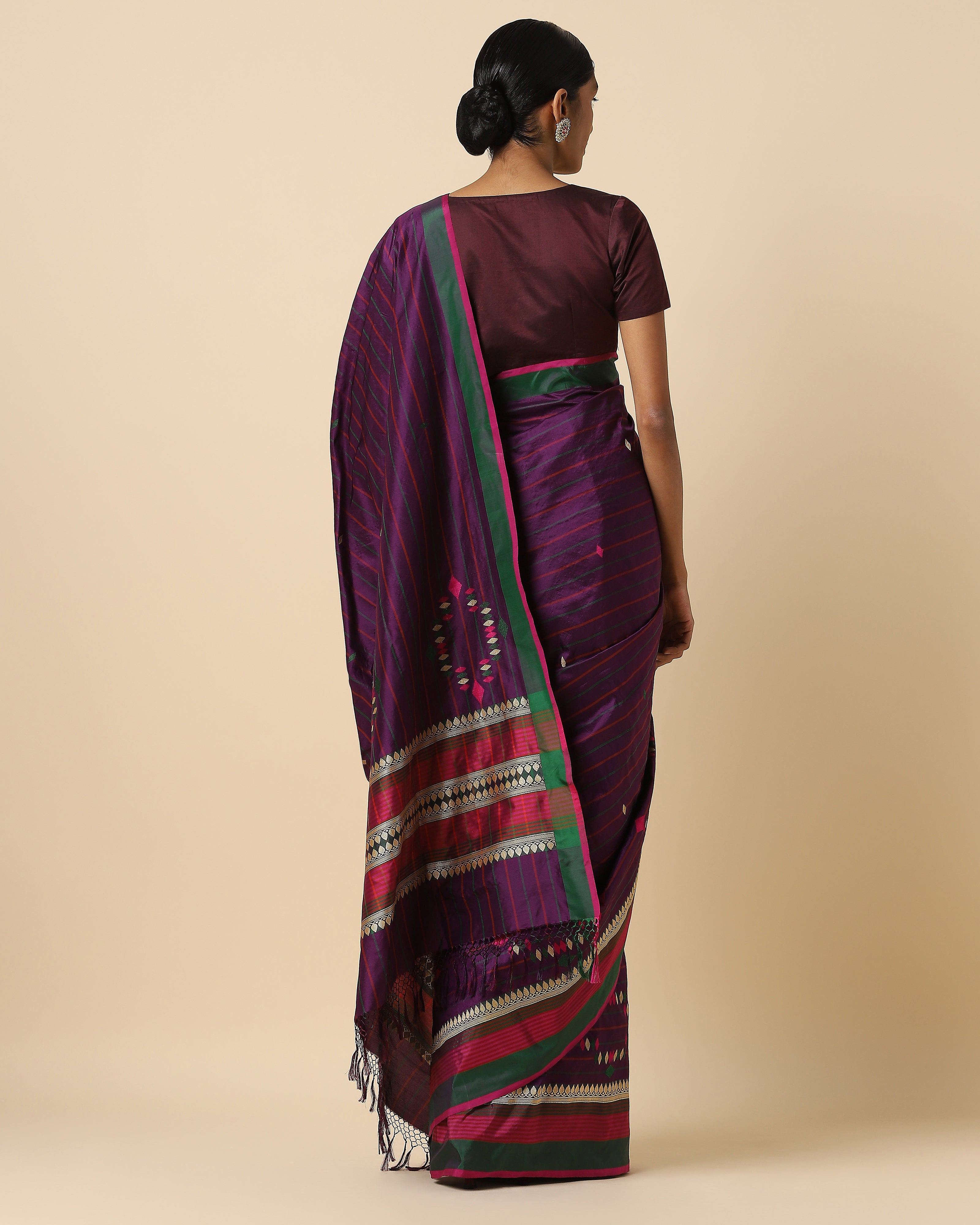 Vallabhi Banarasi Kadwa Silk Saree
