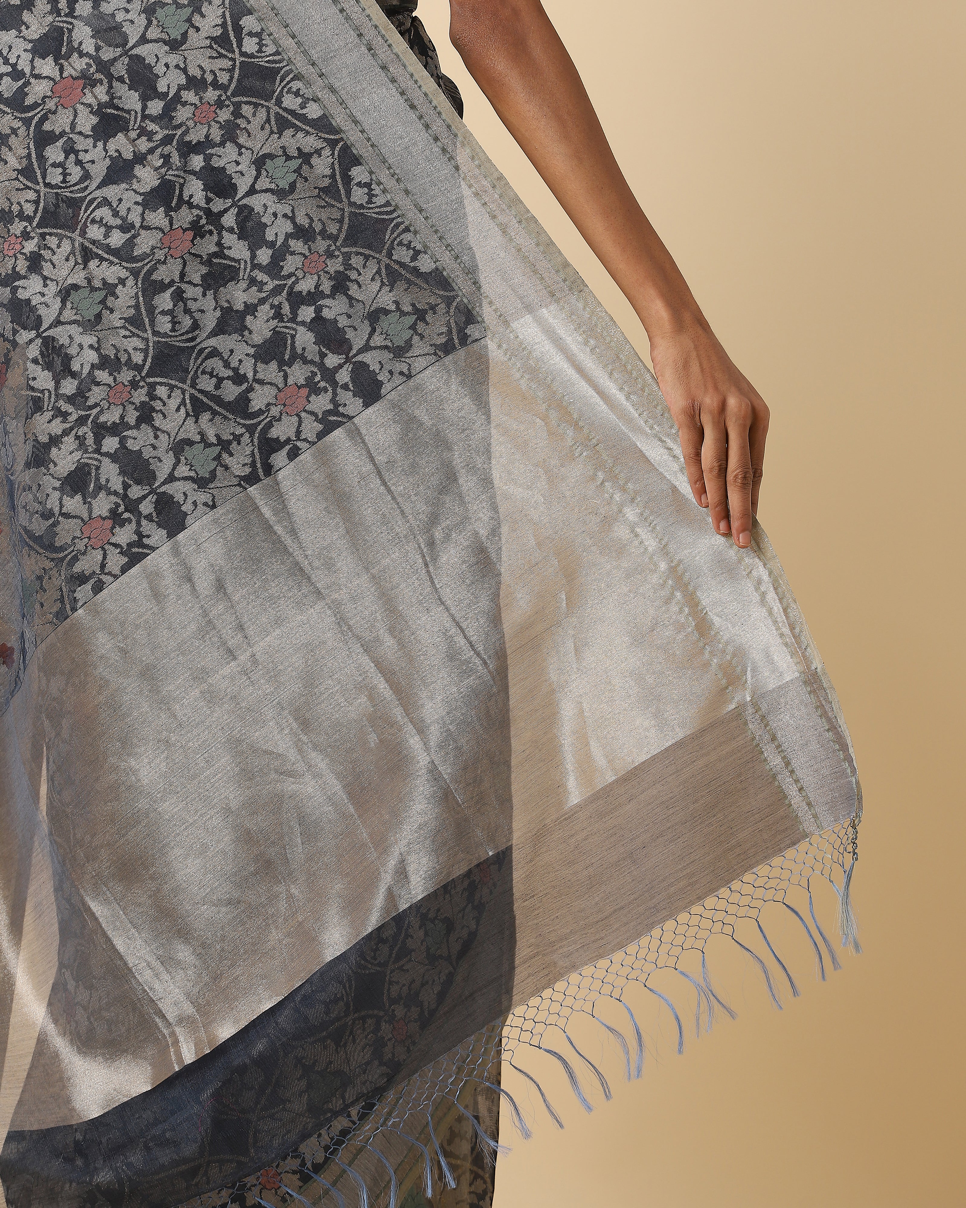 Kalpana Banarasi Jamdani Silk Cotton Saree
