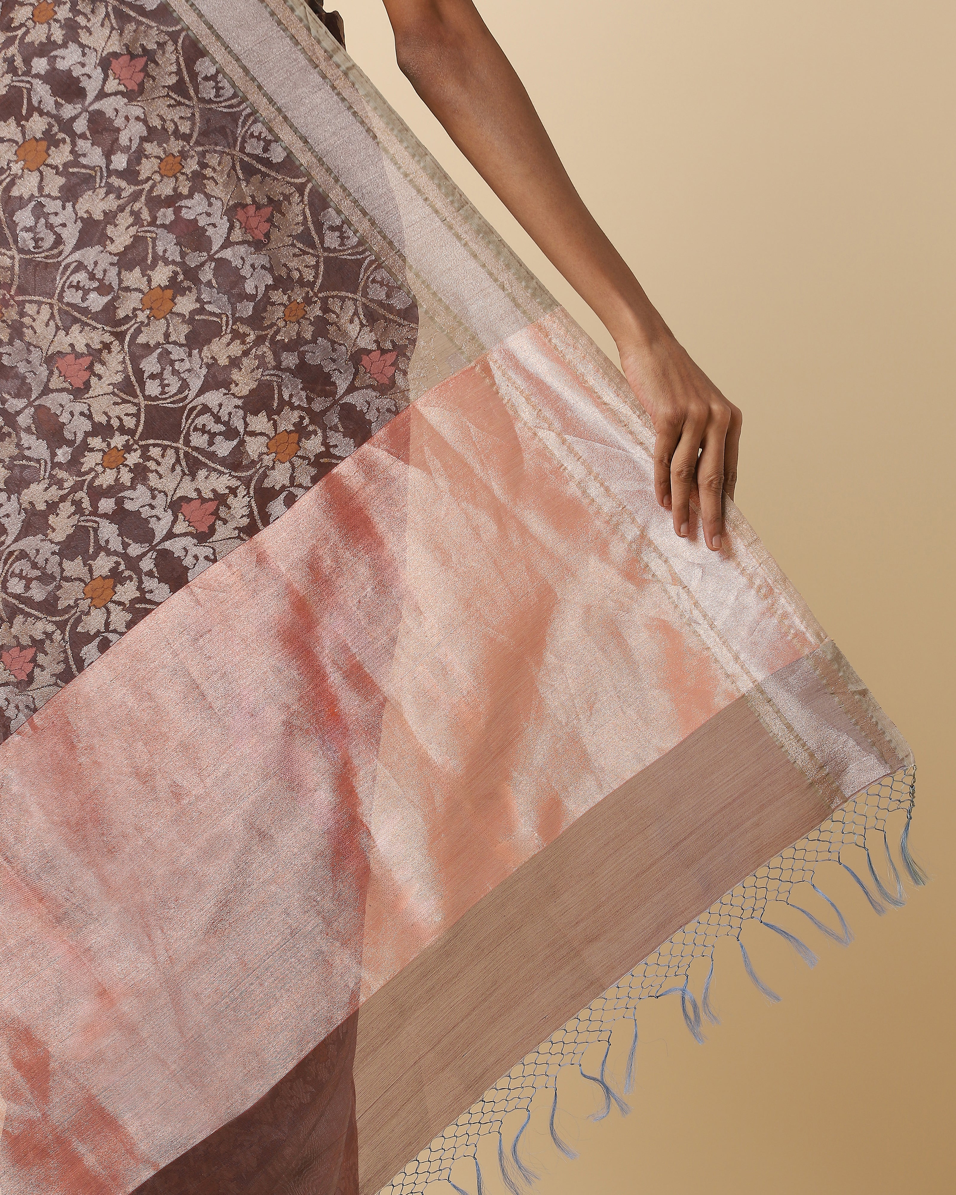 Kalpana Banarasi Jamdani Silk Cotton Saree