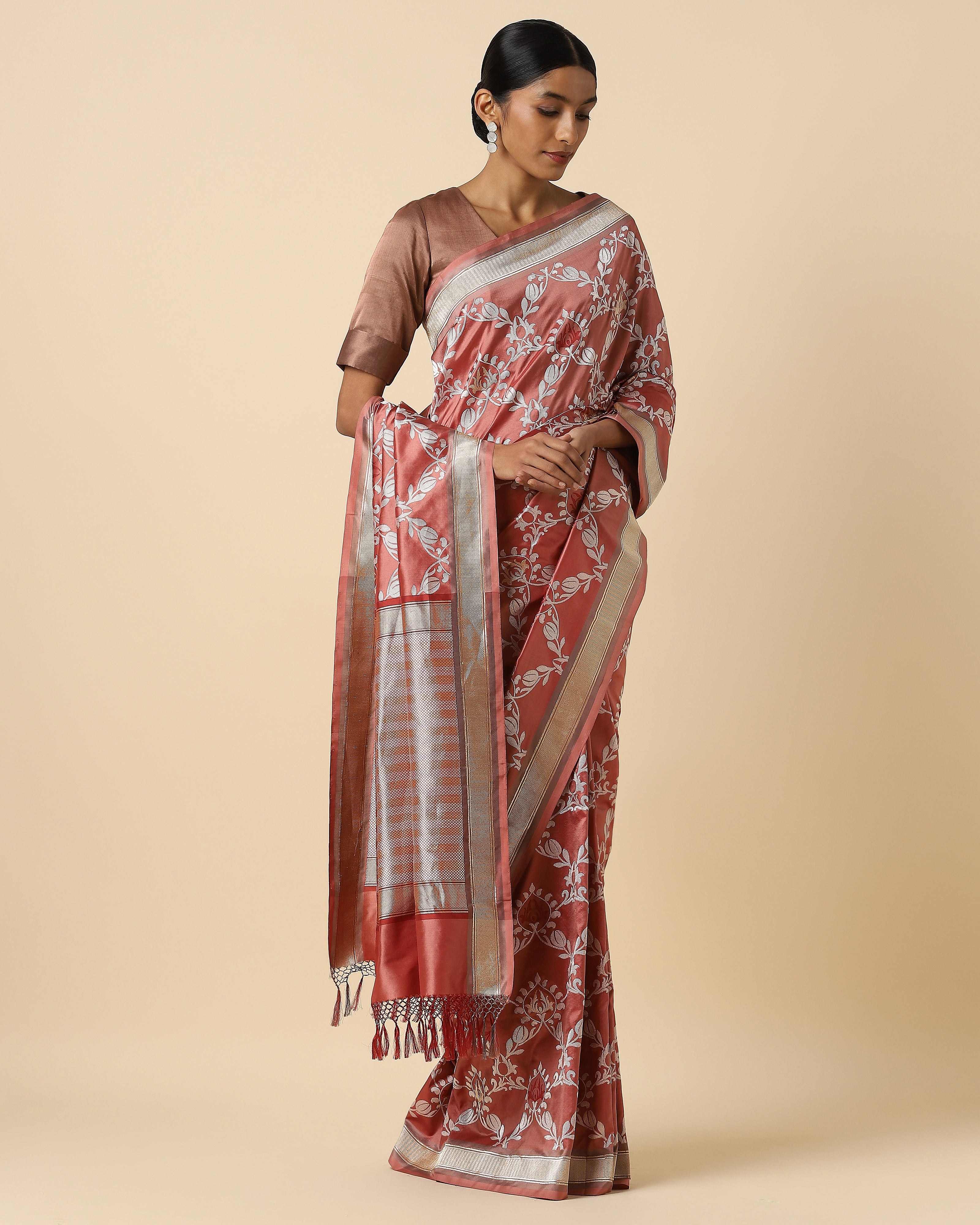 Prahi Banarasi Kadwa Silk Saree