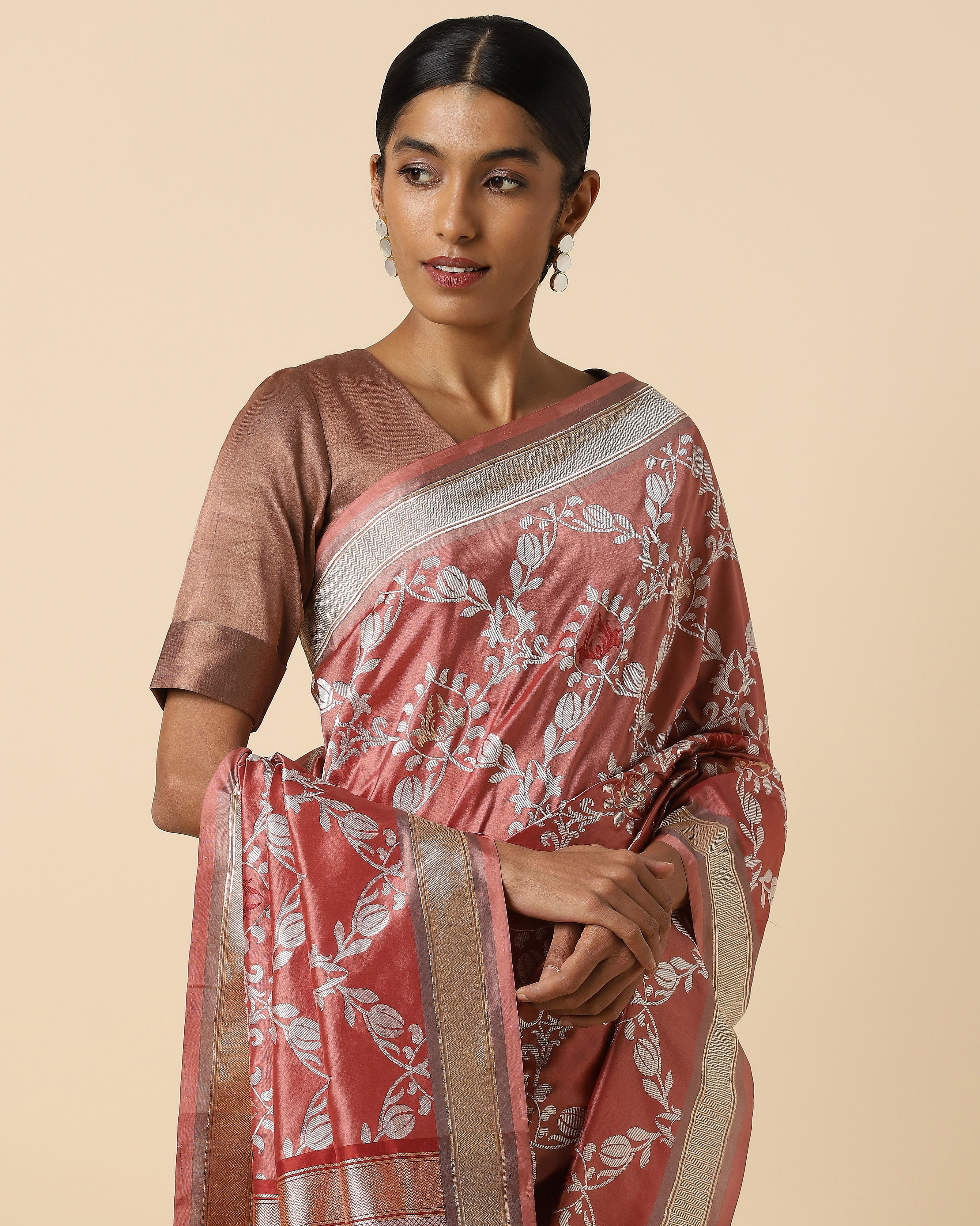 Prahi Banarasi Kadwa Silk Saree