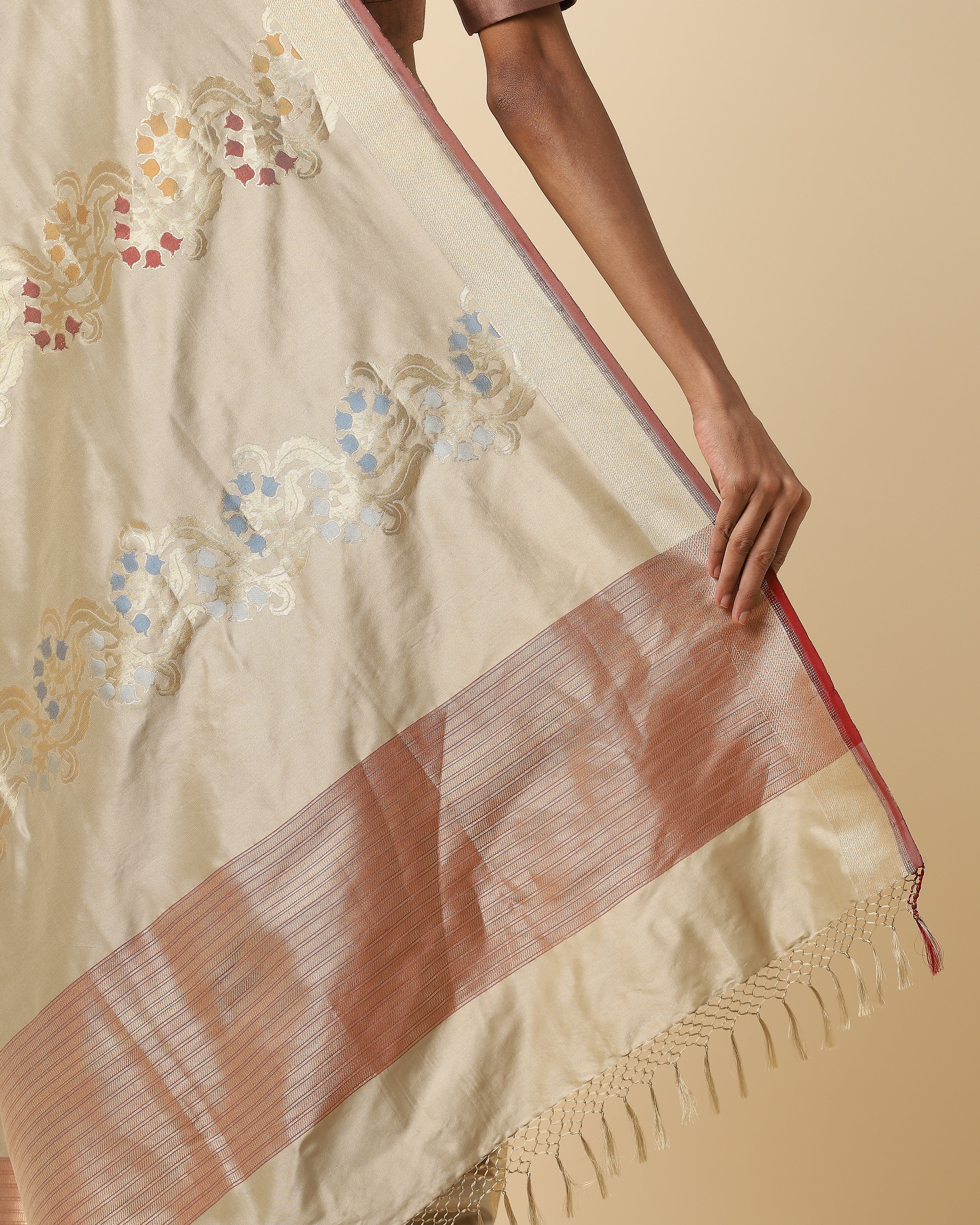 Tanuka Banarasi Cutwork Silk Saree