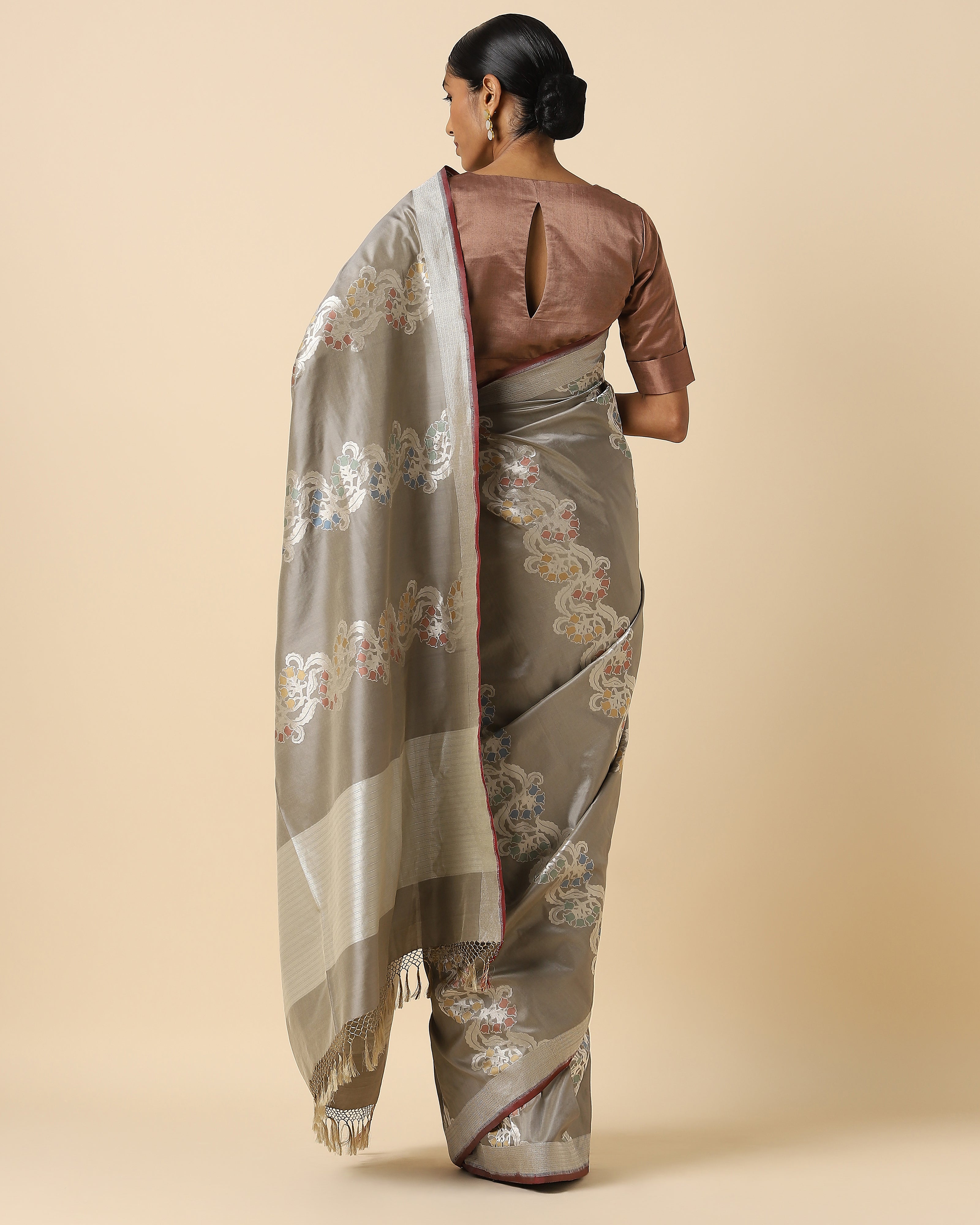 Tanuka Banarasi Cutwork Silk Saree