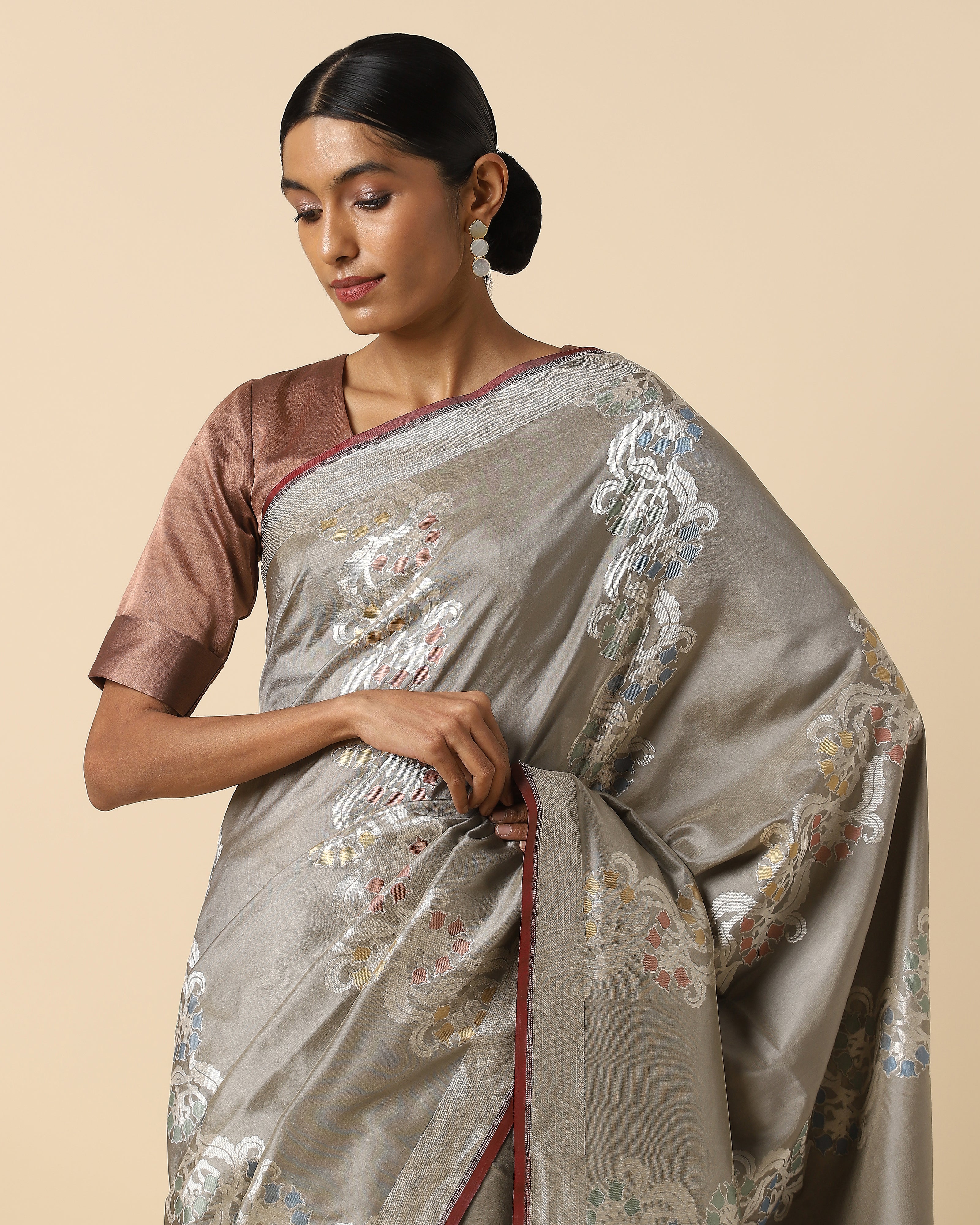 Tanuka Banarasi Cutwork Silk Saree