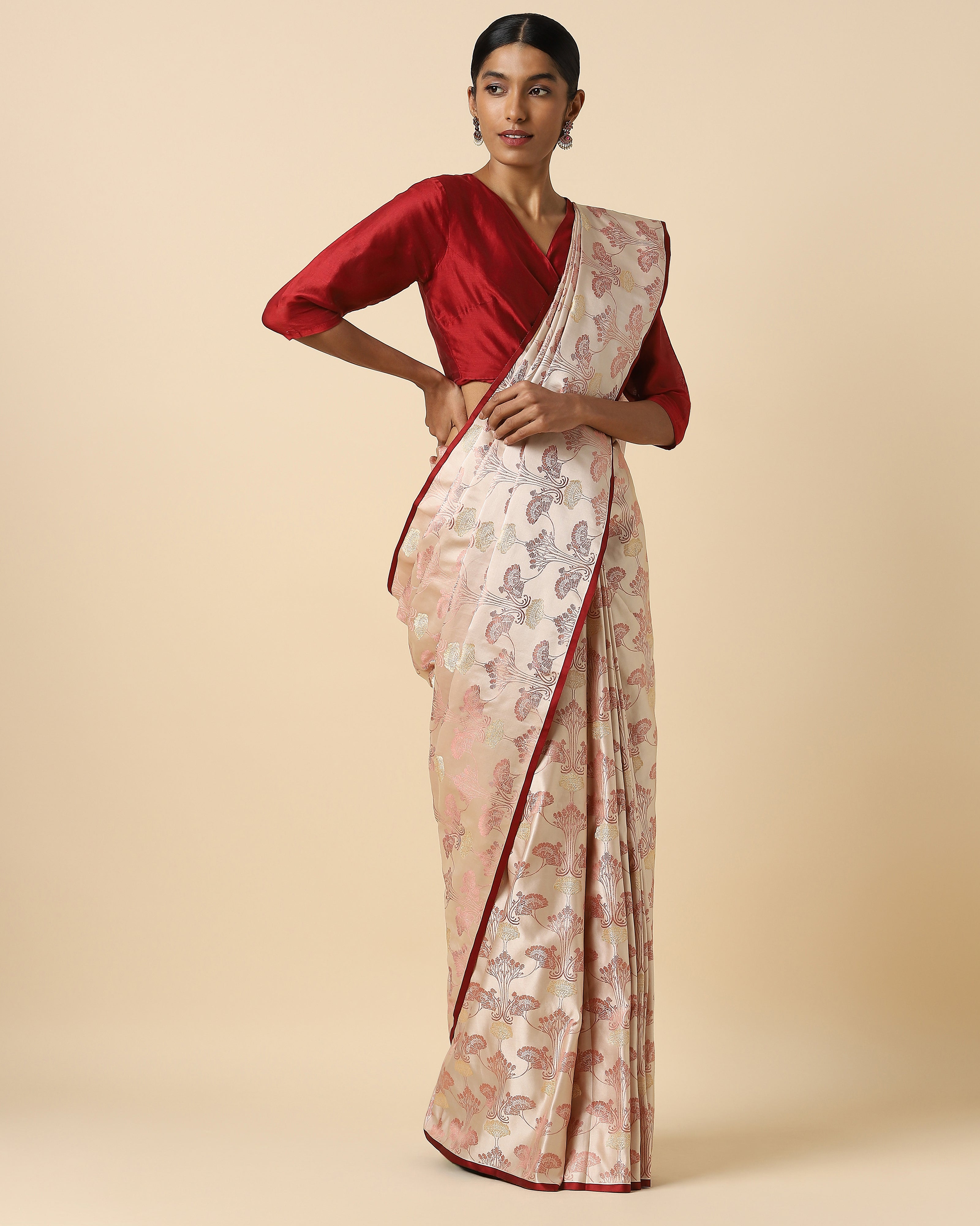 Tripuri Banarasi Tanchoi Silk Saree