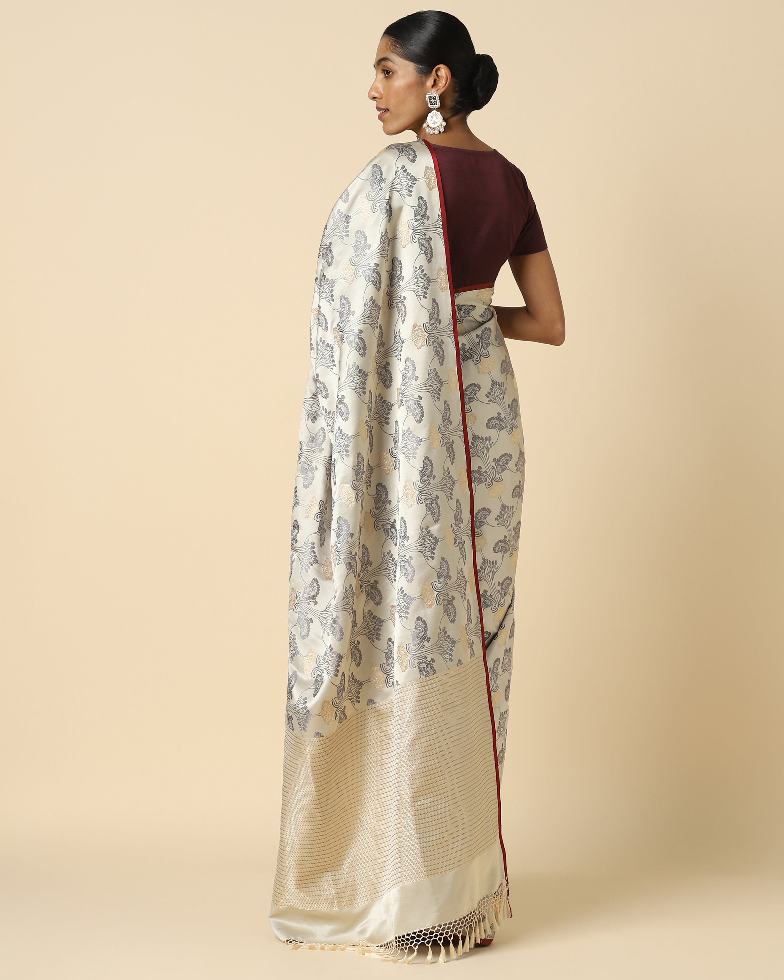 Tripuri Banarasi Tanchoi Silk Saree