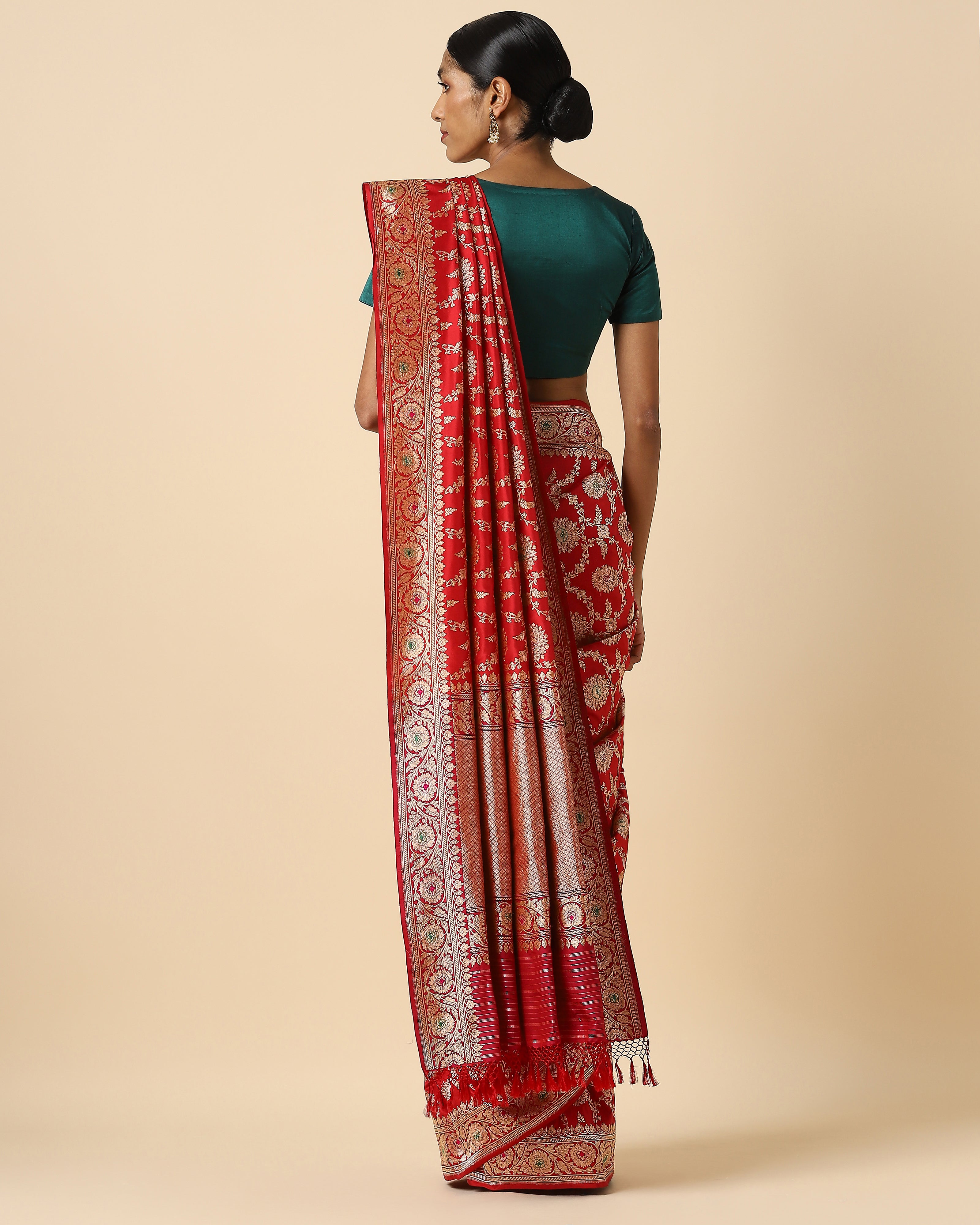 Jishna Banarasi Kadwa Silk Saree
