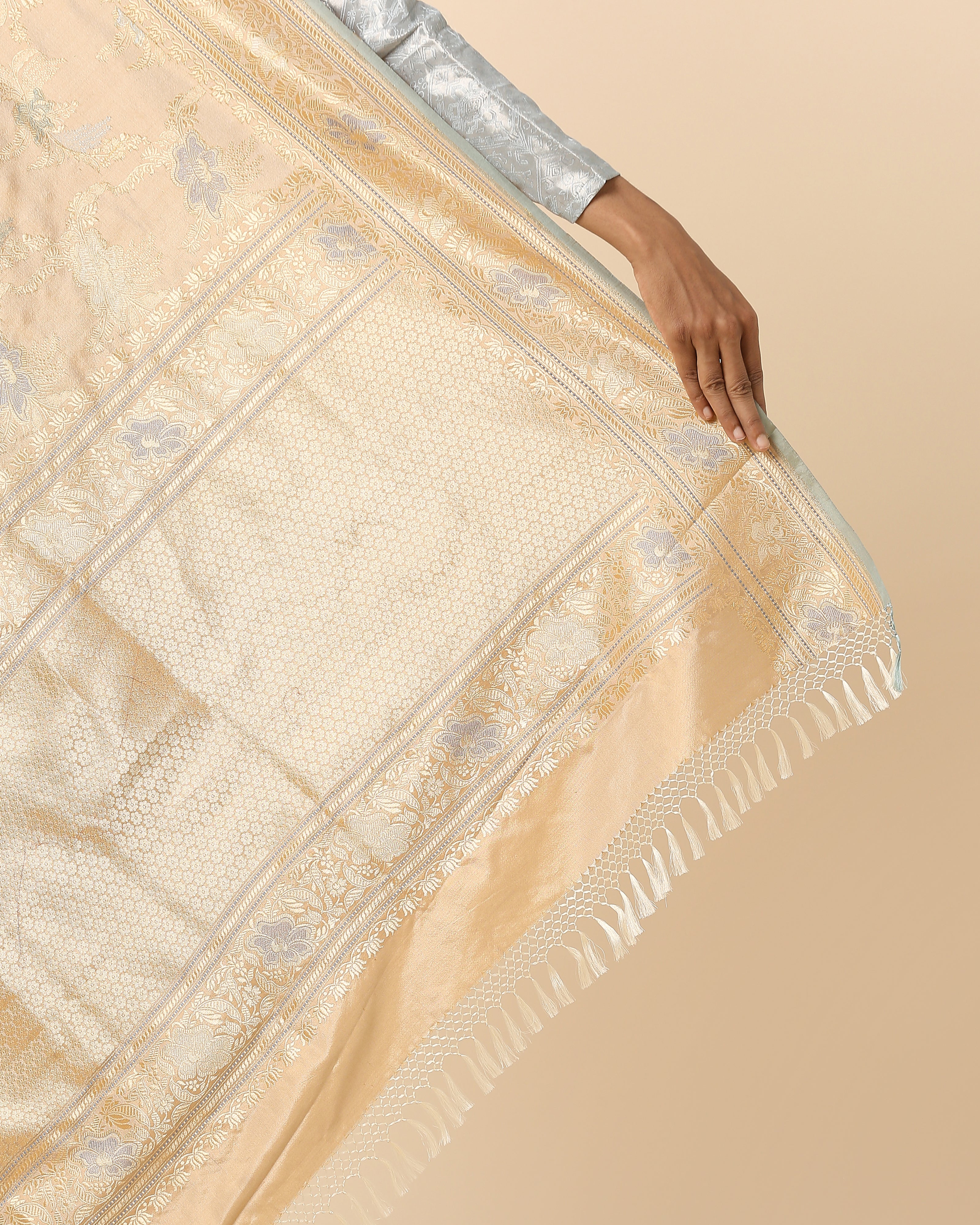 Dhanvi Banarasi Kadwa Silk Saree