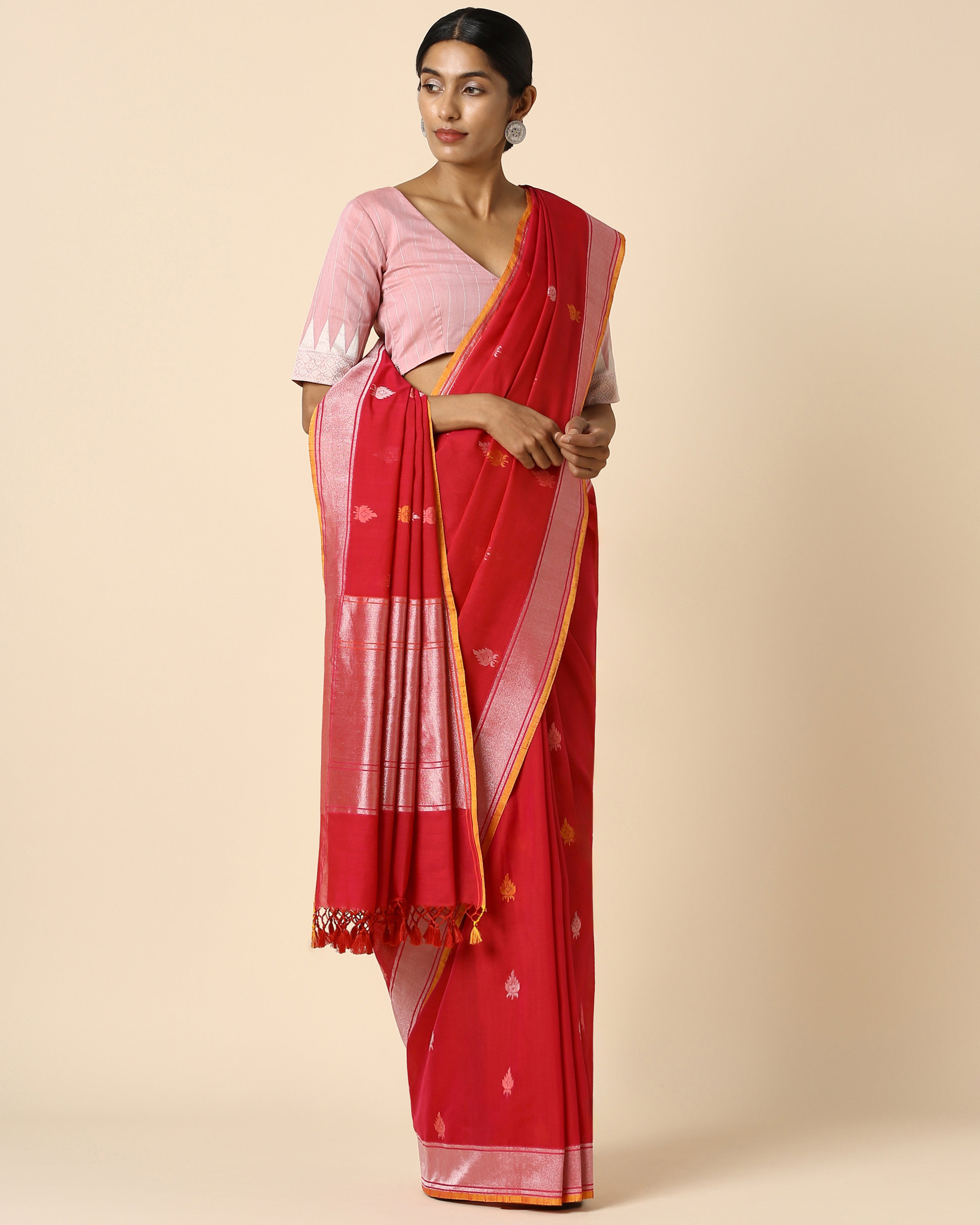 Yashita Banarasi Kadwa Cotton Saree